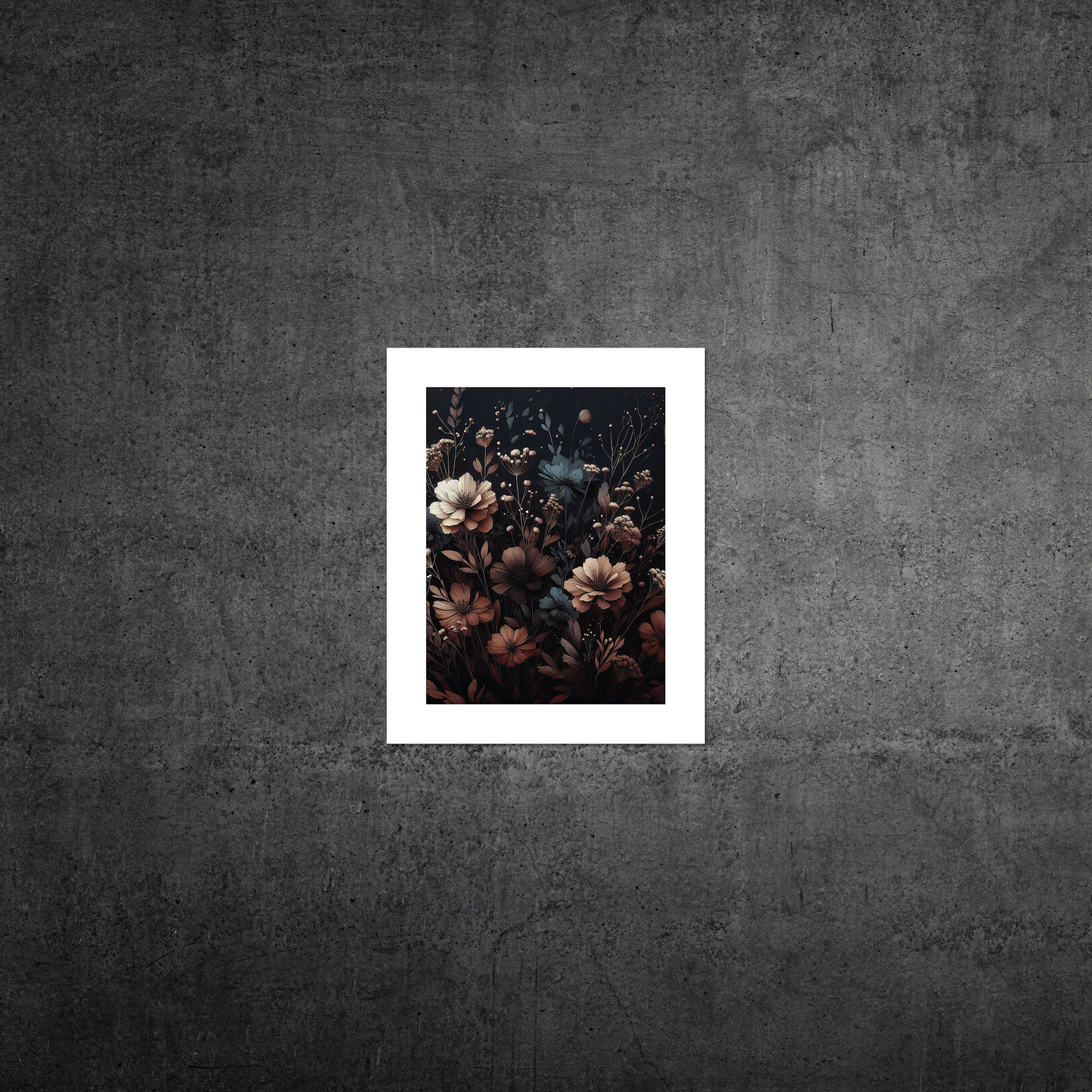 Autumn Florals No1 **UNFRAMED ART PRINT**