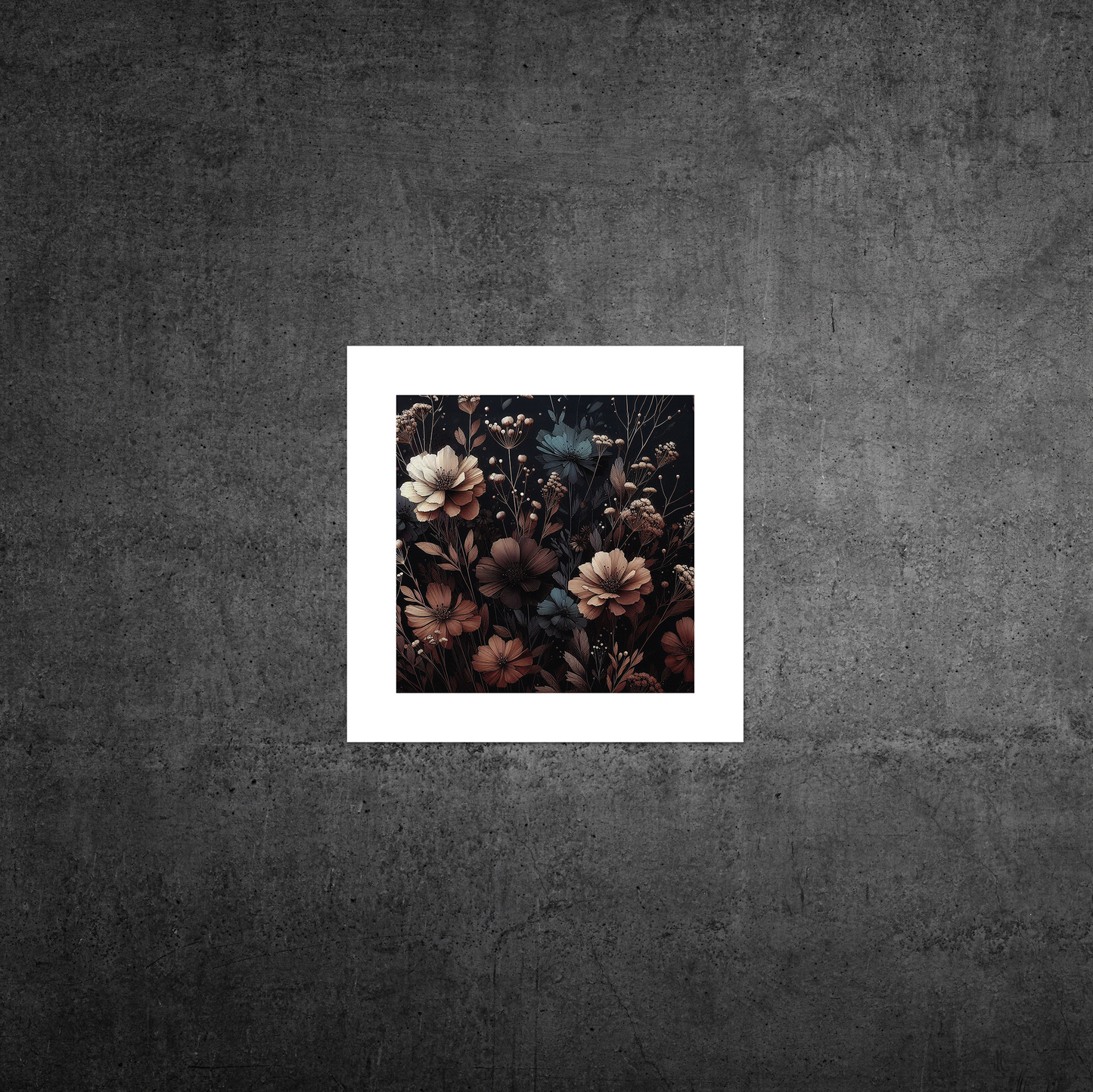 Autumn Florals No1 **UNFRAMED ART PRINT**