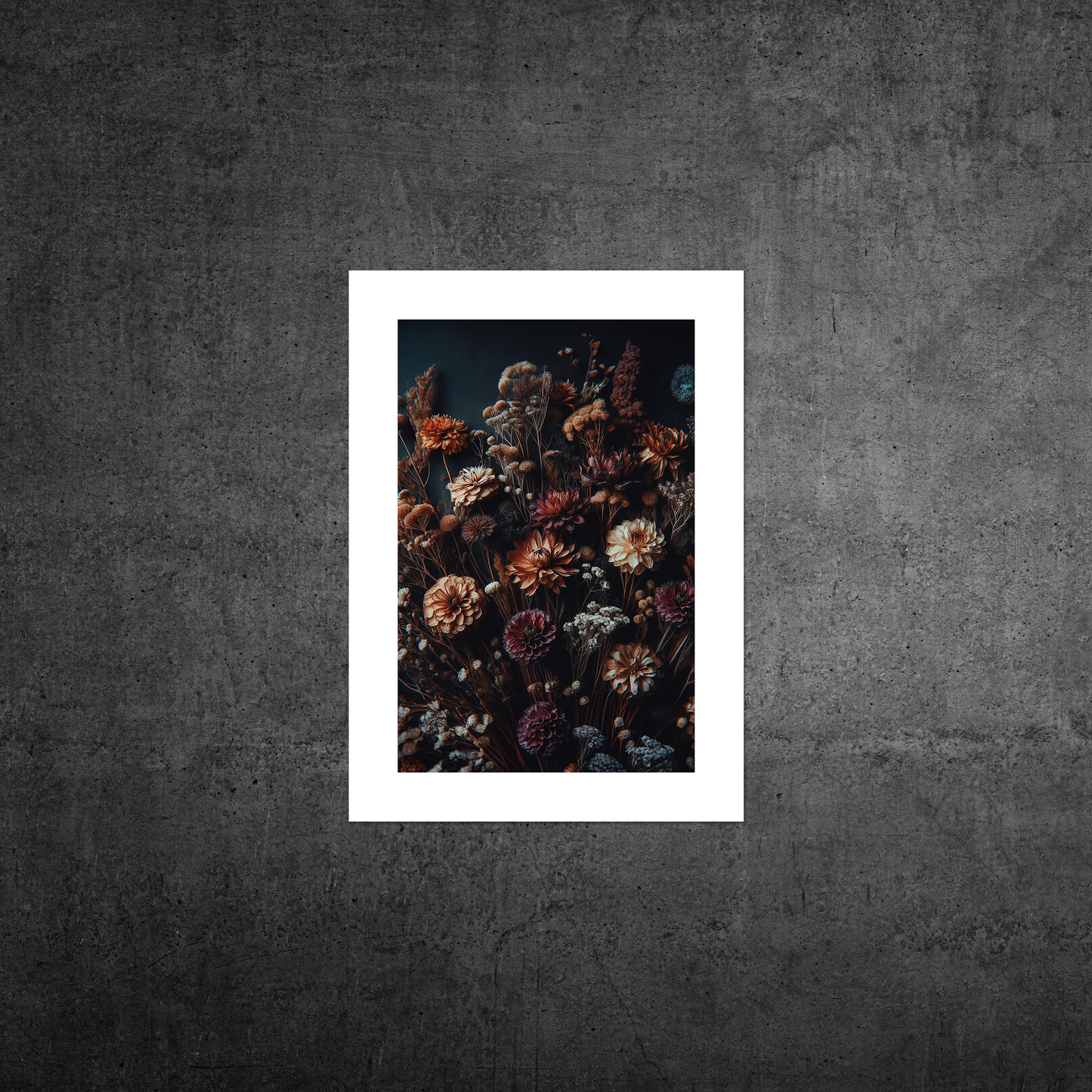 Flowers Of Autumn No1 **UNFRAMED ART PRINT**