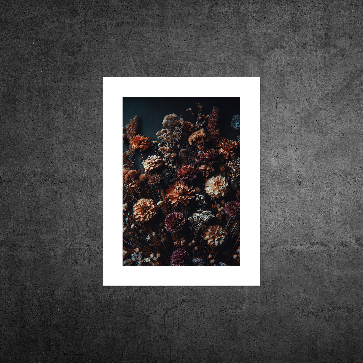 Flowers Of Autumn No1 **UNFRAMED ART PRINT**