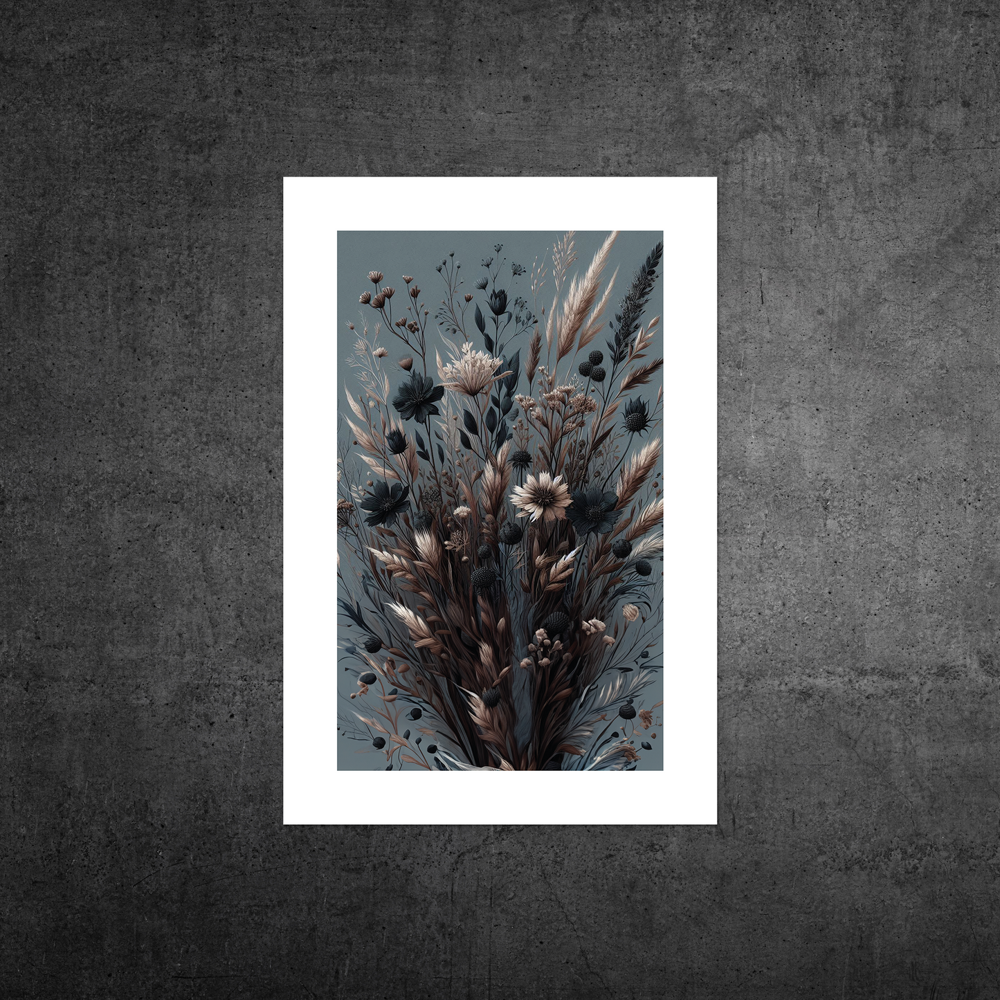 Autumn Florals No2 **UNFRAMED ART PRINT**