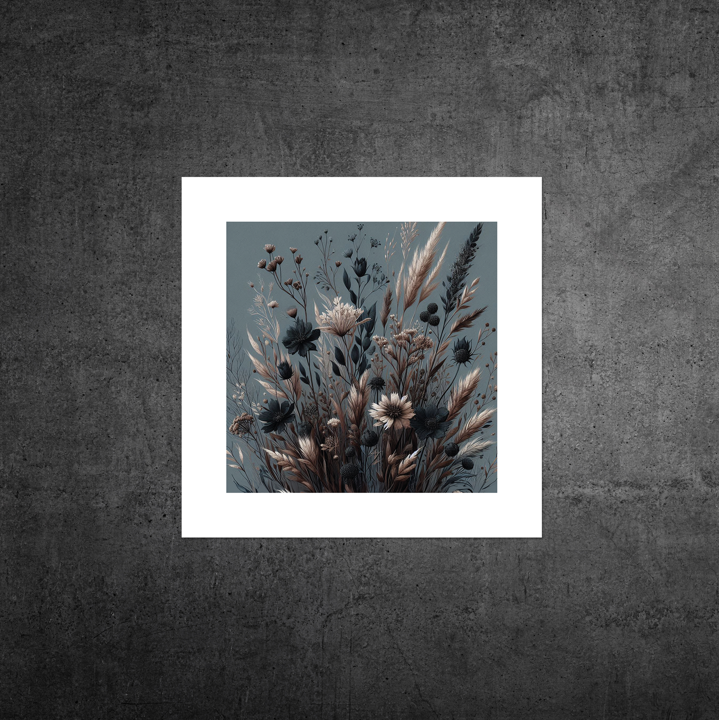 Autumn Florals No2 **UNFRAMED ART PRINT**
