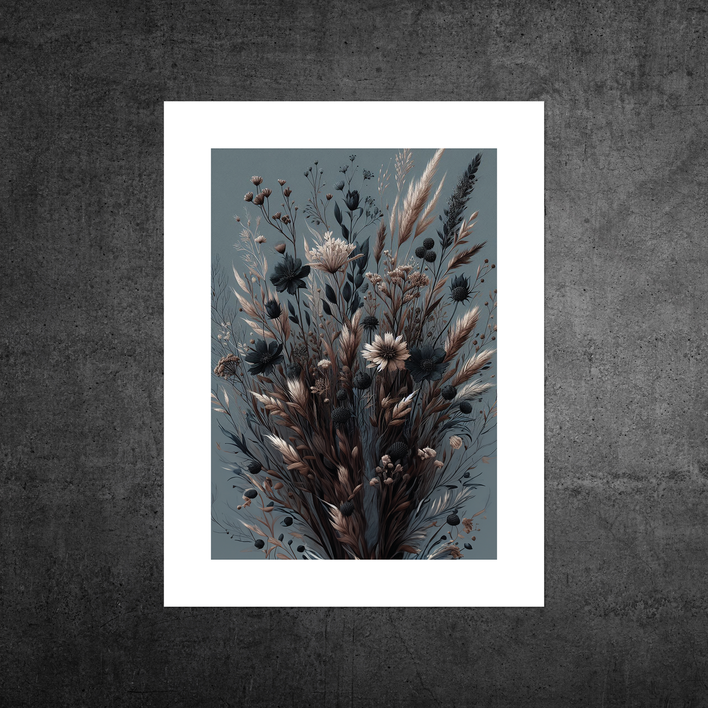 Autumn Florals No2 **UNFRAMED ART PRINT**