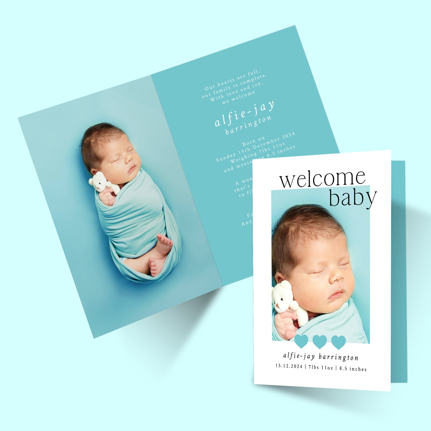 Lilly-Mae - Pack of 10 Birth Announcements