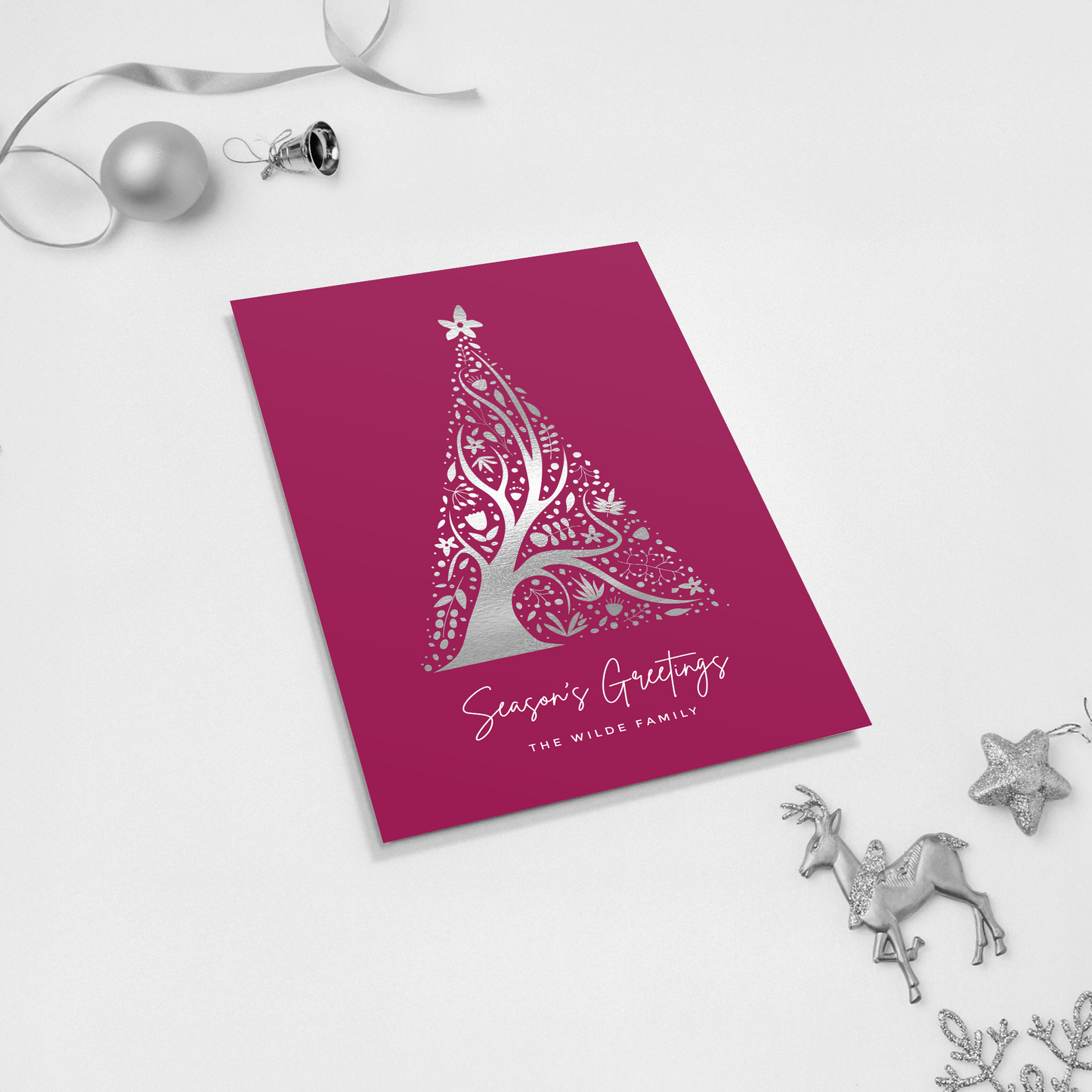 Abstract Christmas Tree Pack of 10 Christmas Cards