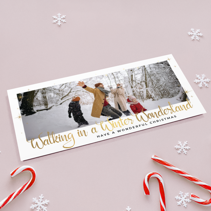 Winter Wonderland Pack of 10 Personalised Christmas Cards