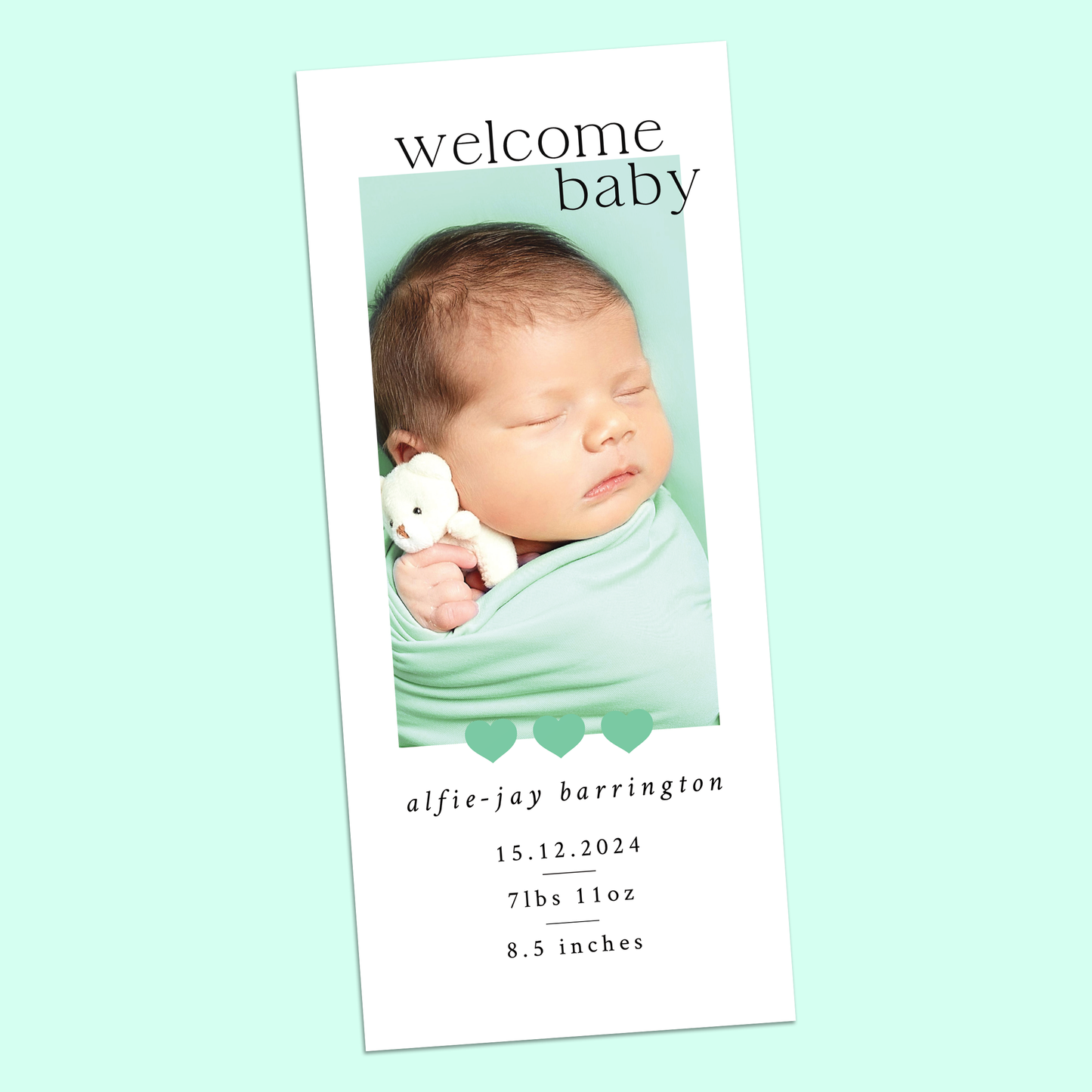 Lilly-Mae - Pack of 10 Birth Announcements