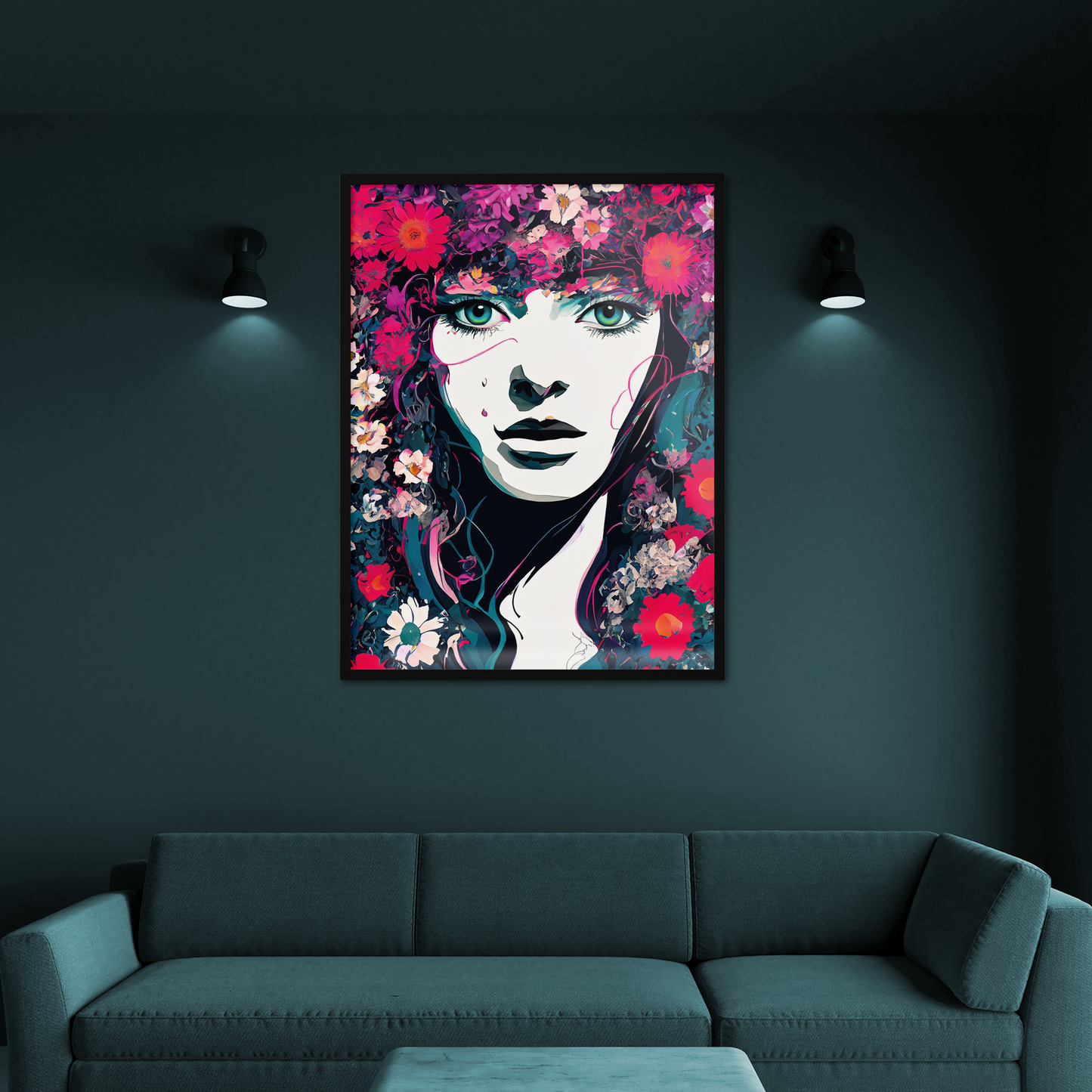 Flower Lady **UNFRAMED POSTER**