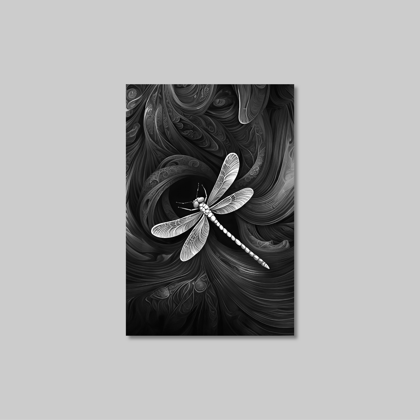 ABSTRACT DRAGONFLY **UNFRAMED ART PRINT**