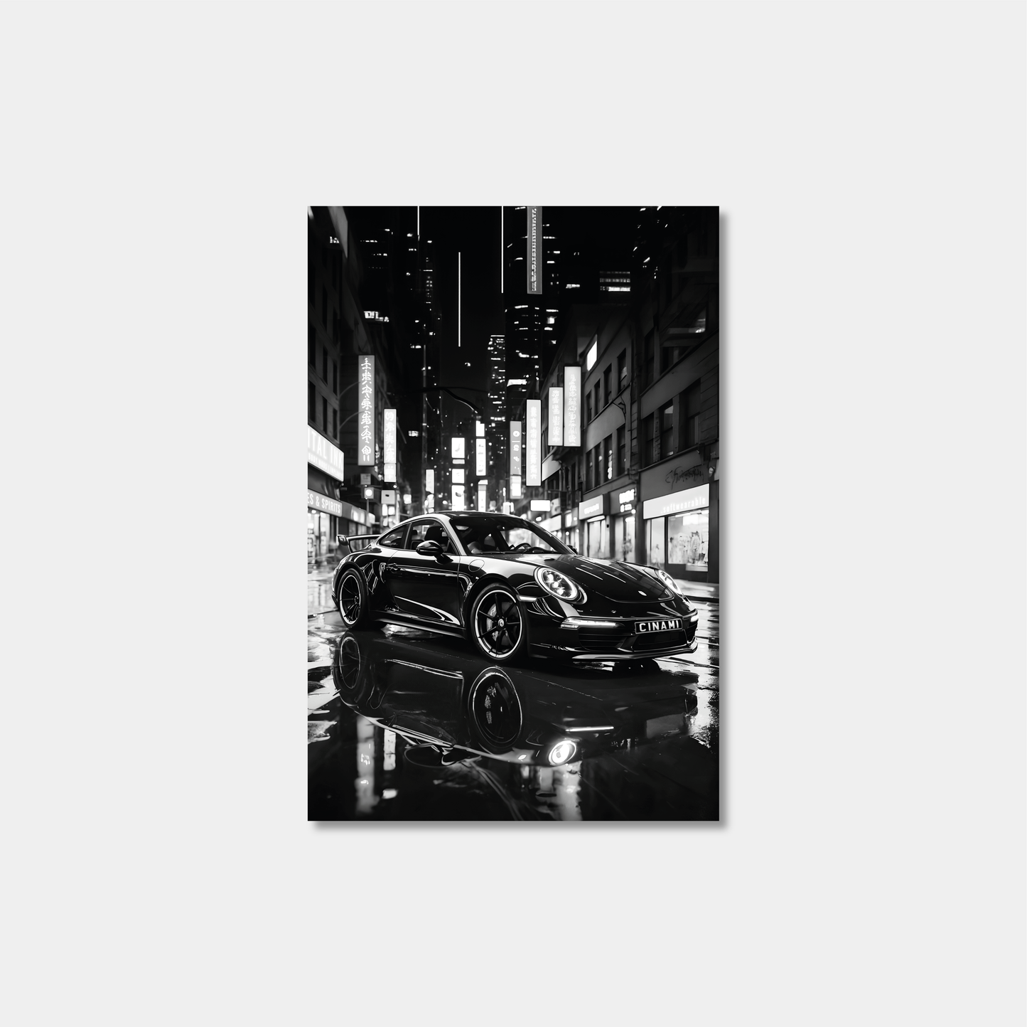 PORSCHE 911 (FRONT) **UNFRAMED POSTER**