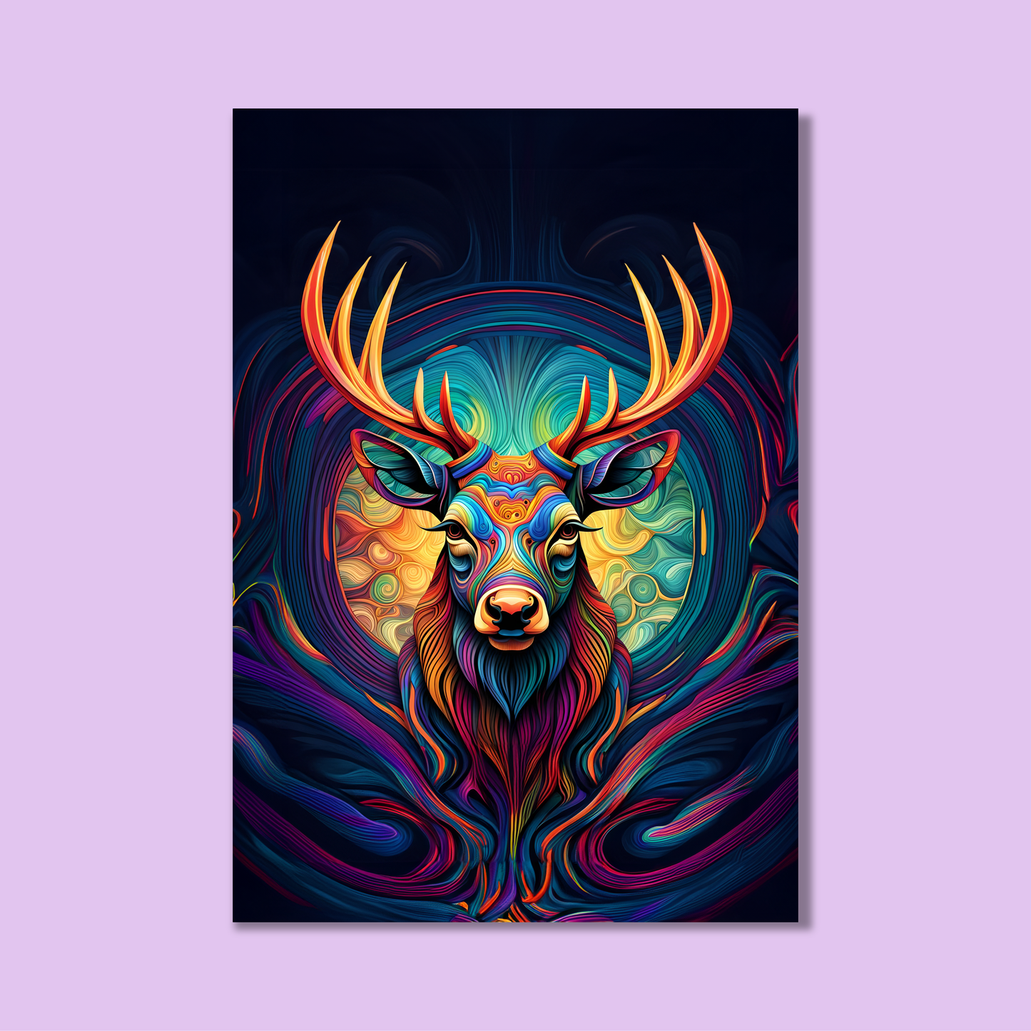 ABSTRACT STAG **UNFRAMED ART PRINT**