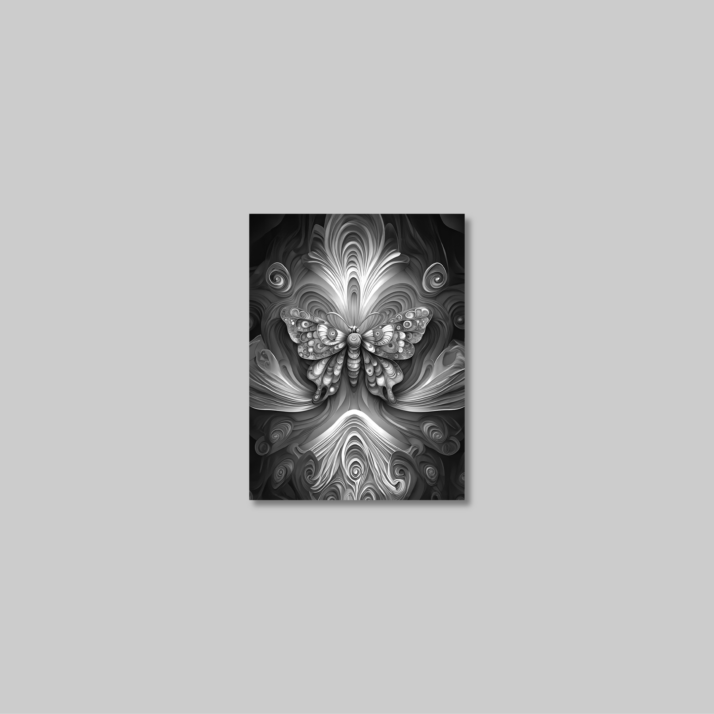 ABSTRACT BUTTERFLY **UNFRAMED ART PRINT**