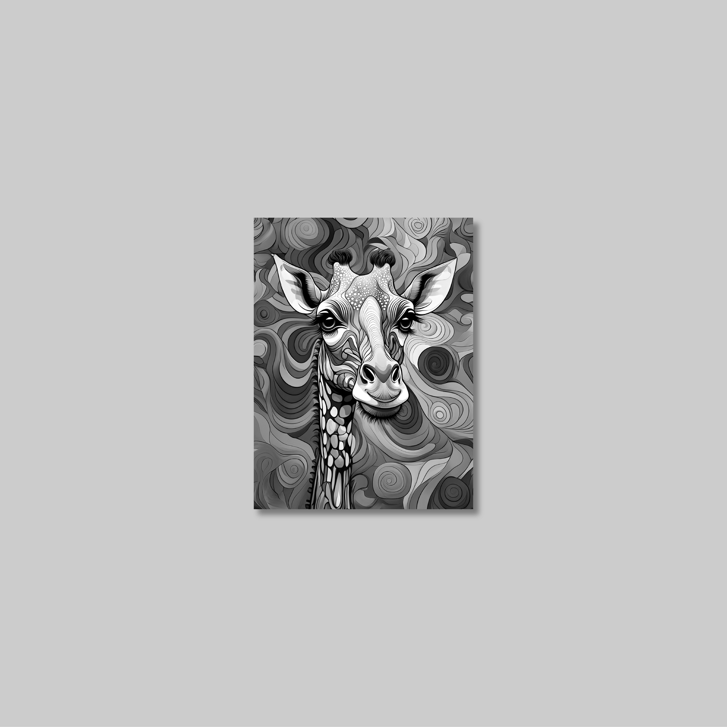 ABSTRACT GIRAFFE **UNFRAMED ART PRINT**