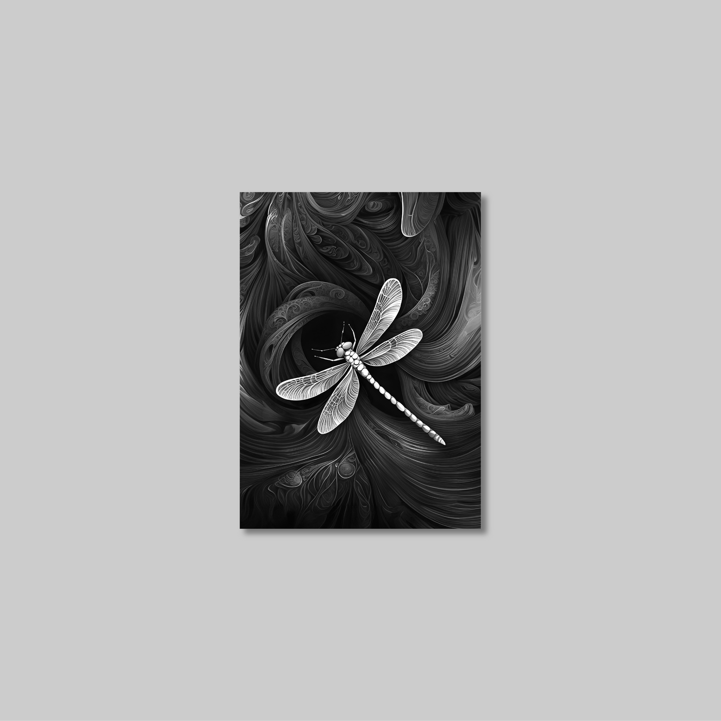 ABSTRACT DRAGONFLY **UNFRAMED ART PRINT**