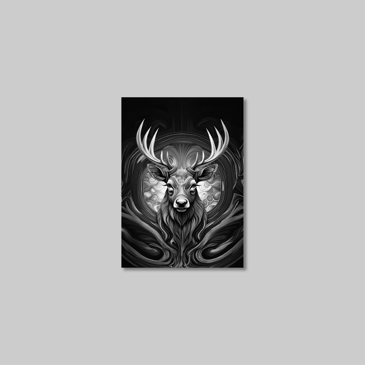 ABSTRACT STAG **UNFRAMED ART PRINT**