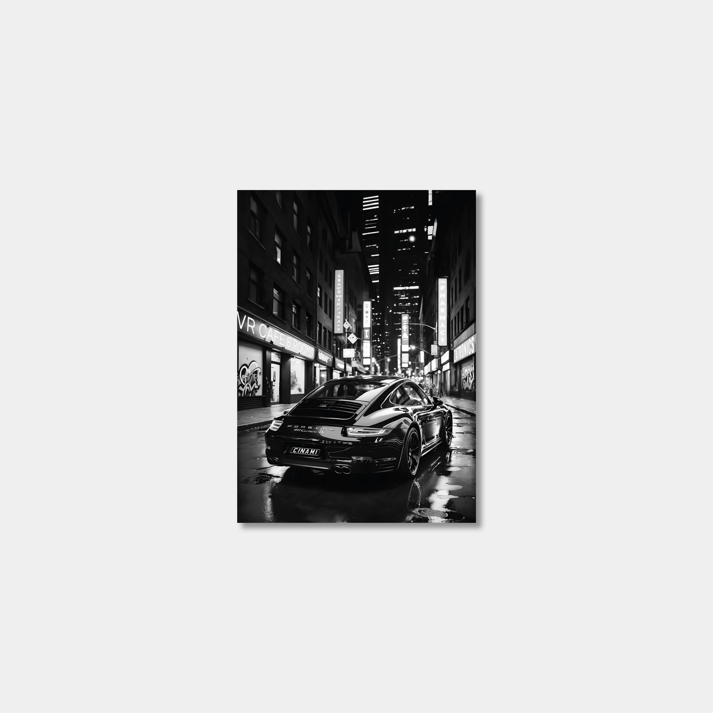 PORSCHE 911 (BACK) **UNFRAMED POSTER**