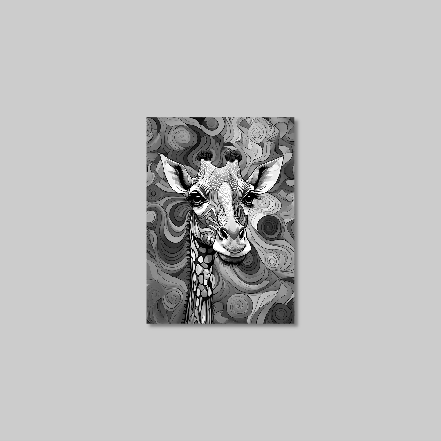 ABSTRACT GIRAFFE **UNFRAMED ART PRINT**