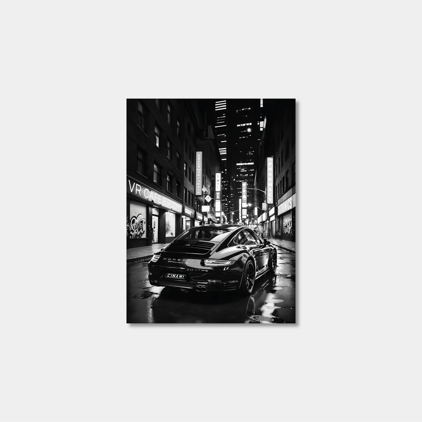 PORSCHE 911 (BACK) **UNFRAMED POSTER**