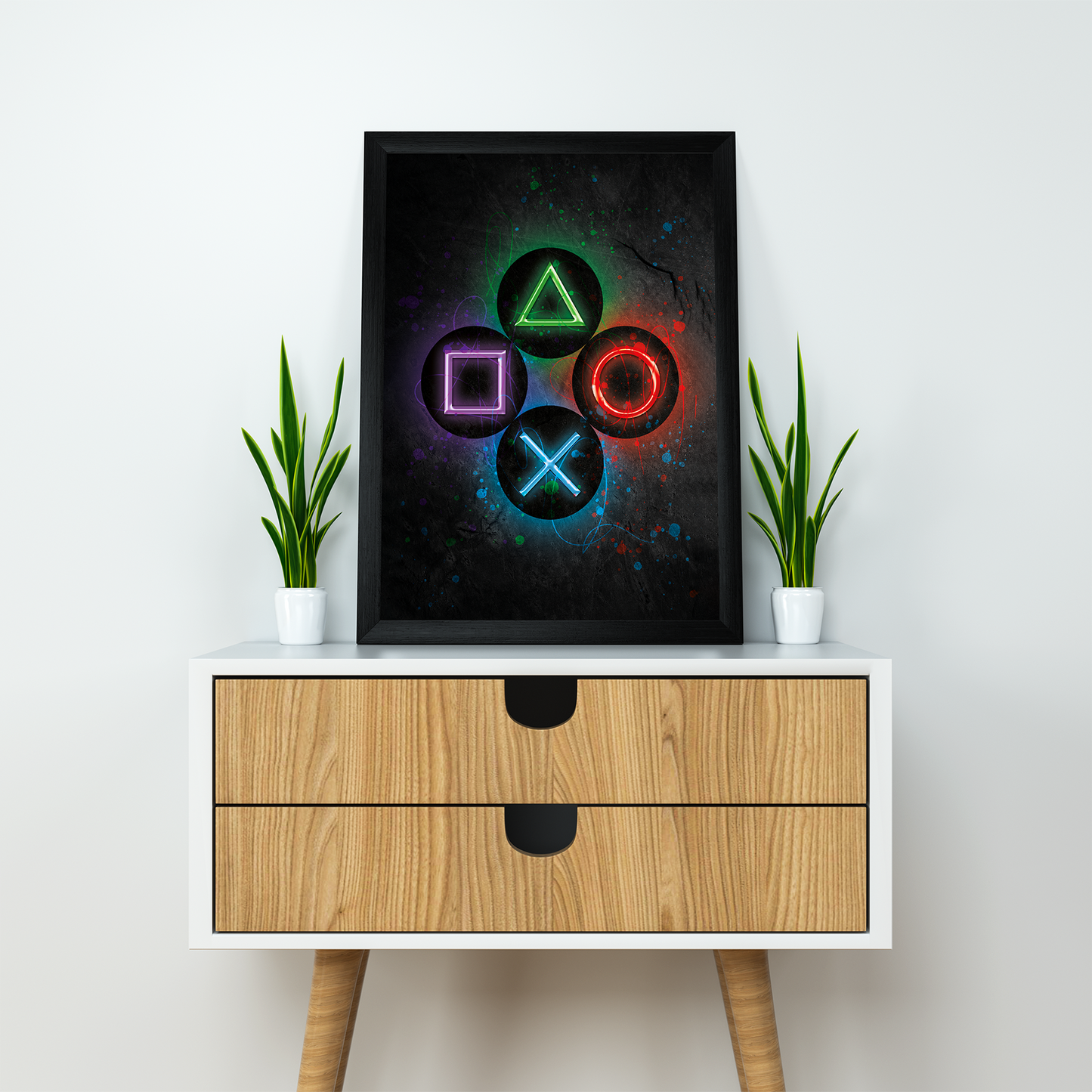 GRUNGE GAMER **UNFRAMED POSTER**