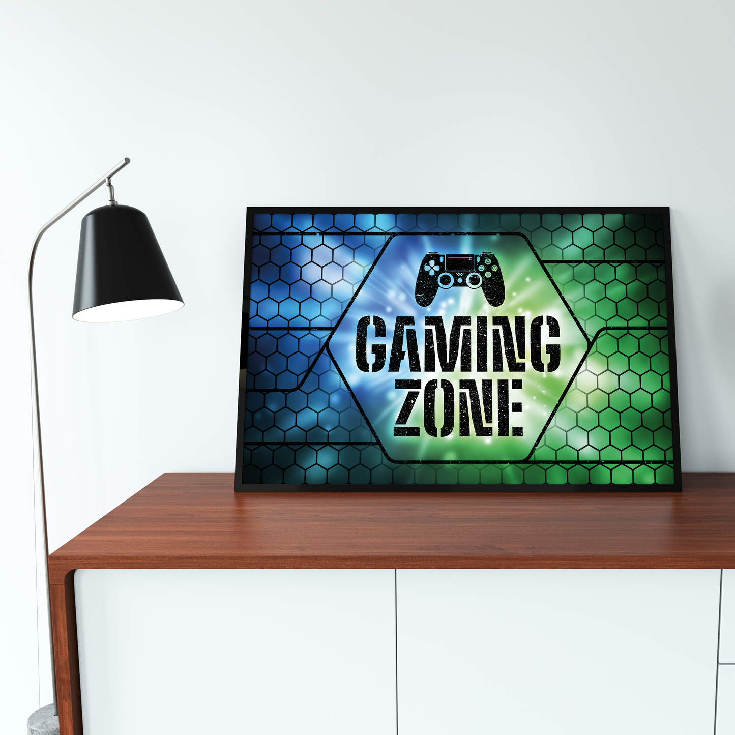 Gaming Zone Neon **UNFRAMED POSTER**