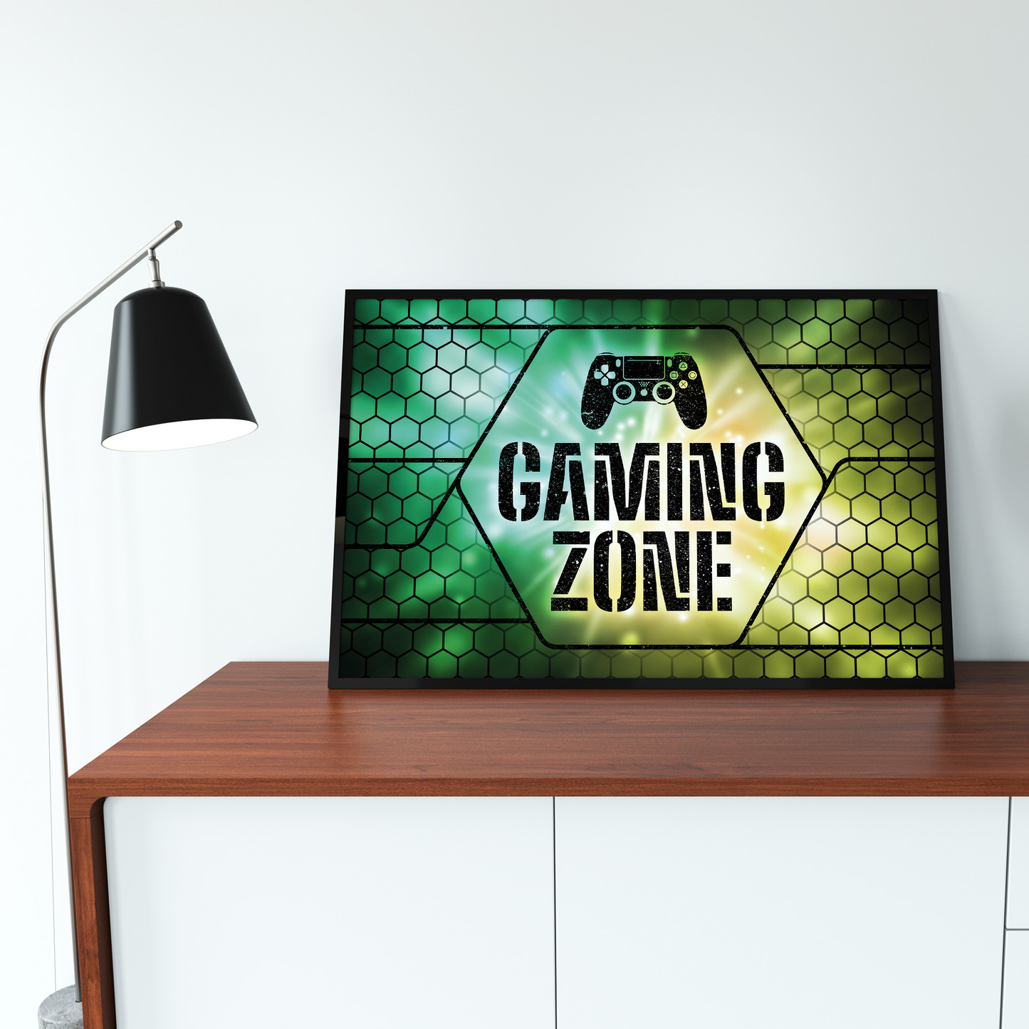 Gaming Zone Neon **UNFRAMED POSTER**