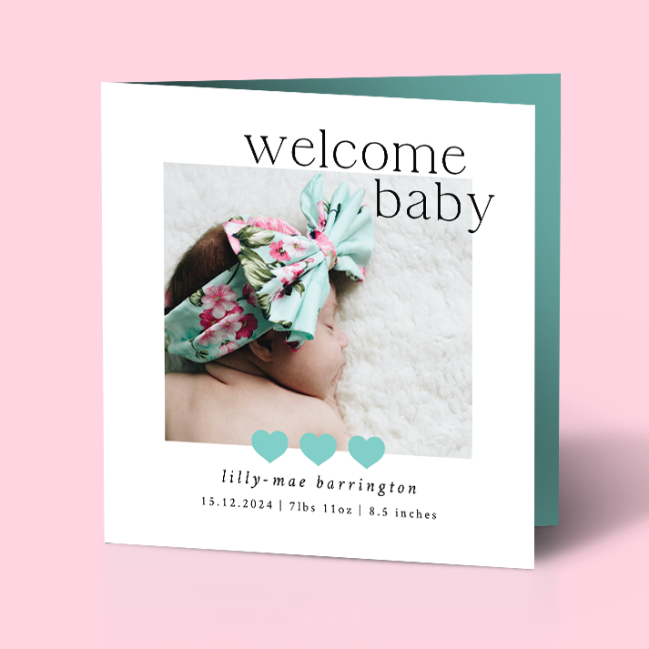 Lilly-Mae - Pack of 10 Birth Announcements