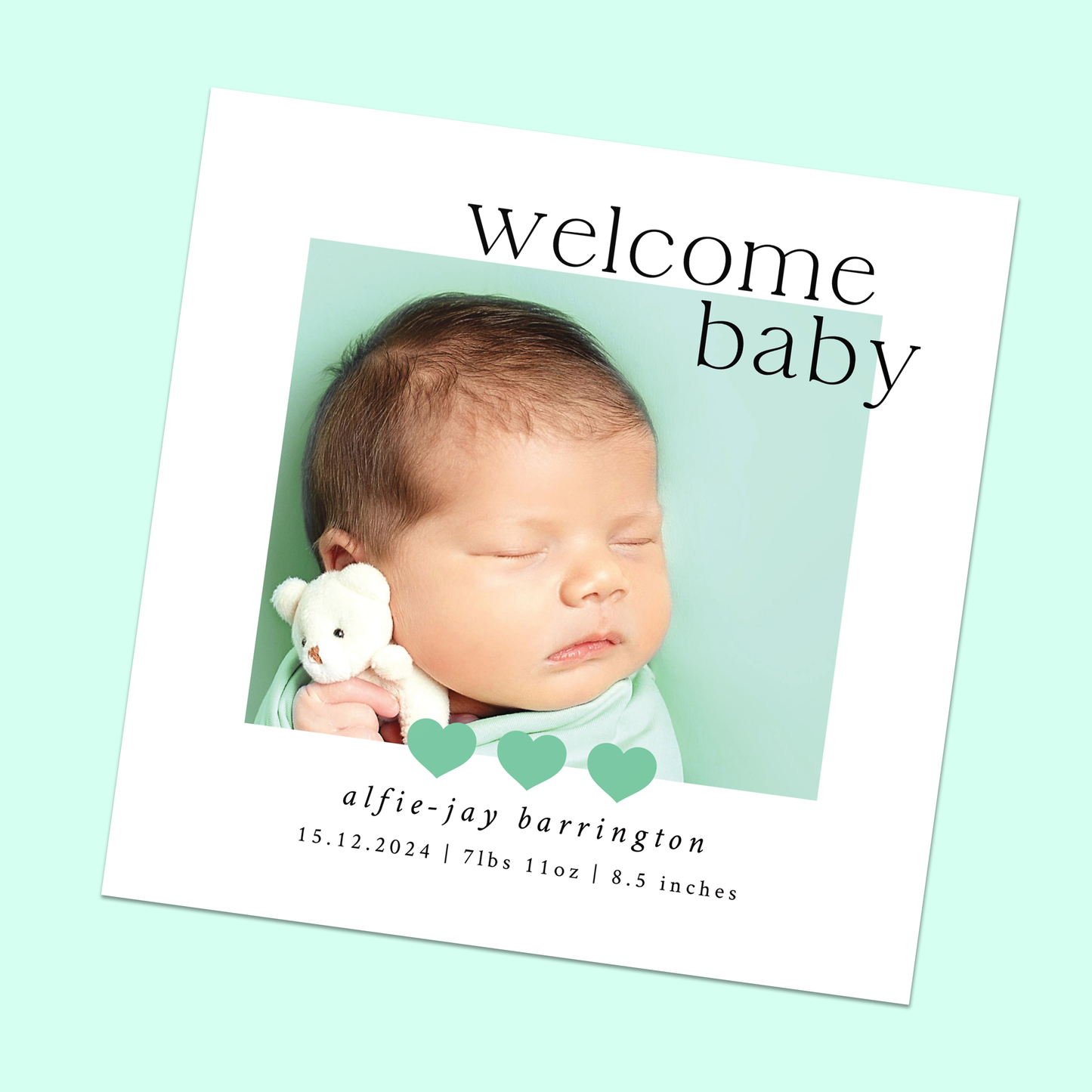 Lilly-Mae - Pack of 10 Birth Announcements