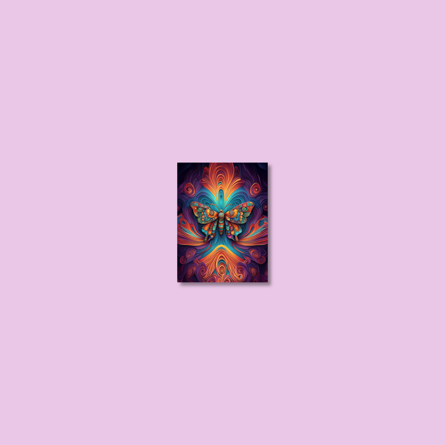 ABSTRACT BUTTERFLY **UNFRAMED ART PRINT**