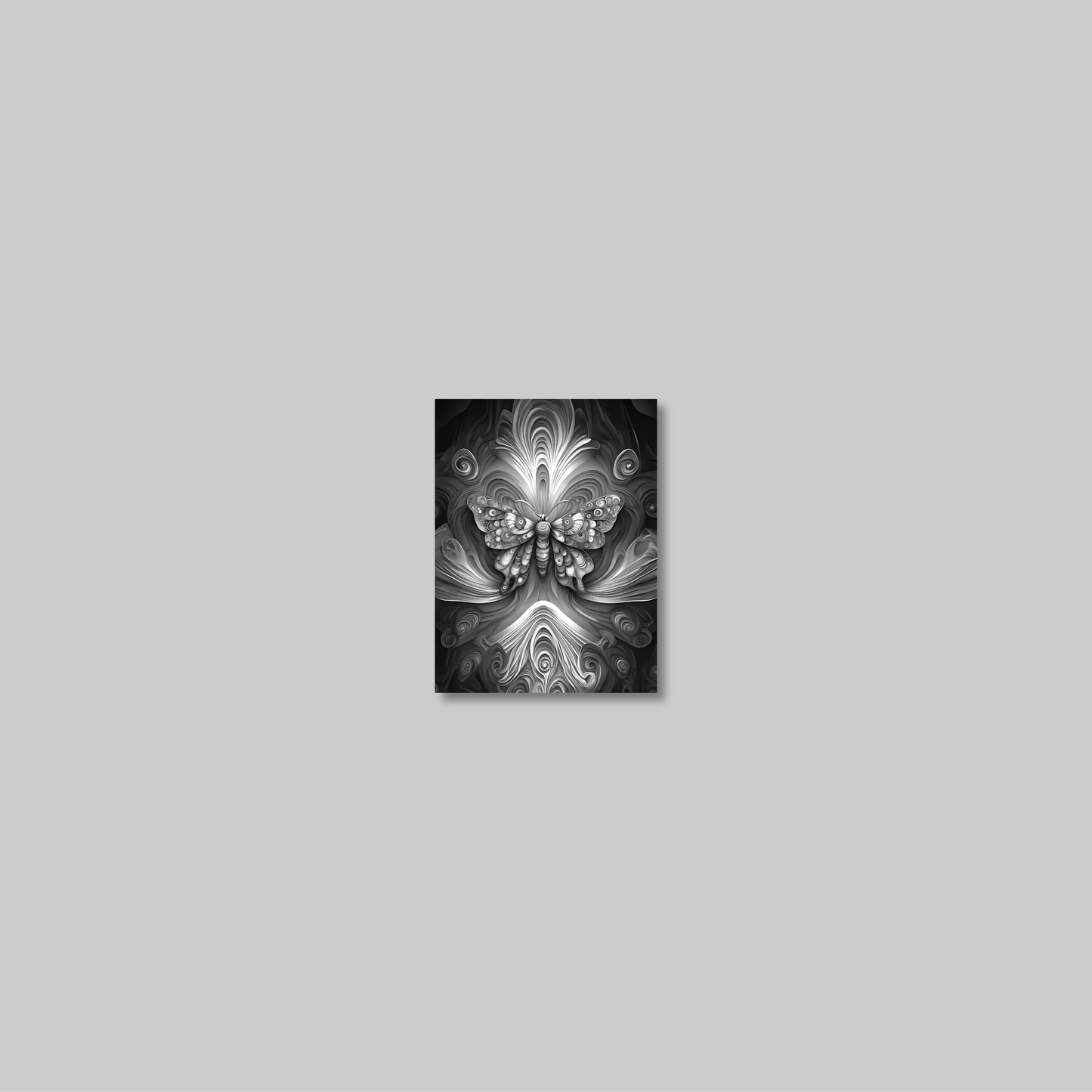 ABSTRACT BUTTERFLY **UNFRAMED ART PRINT**