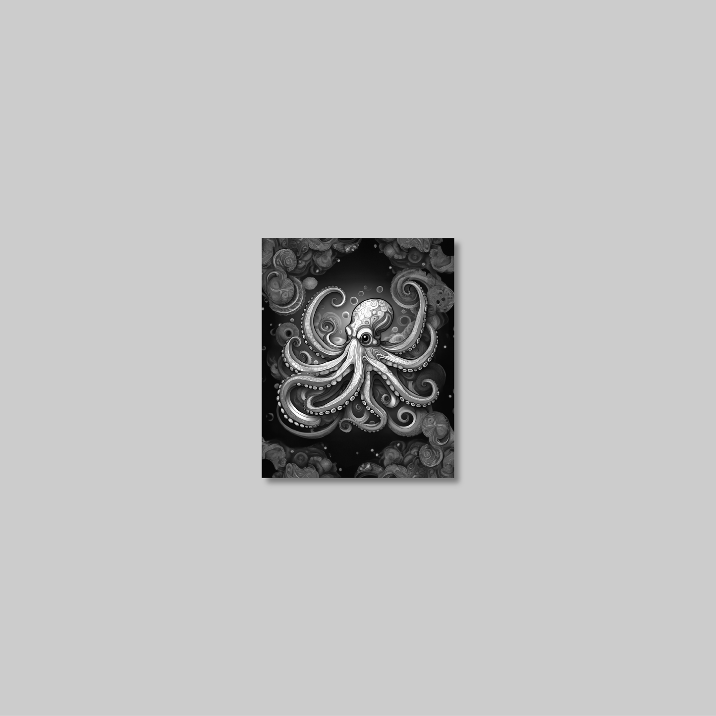 ABSTRACT OCTOPUS **UNFRAMED ART PRINT**