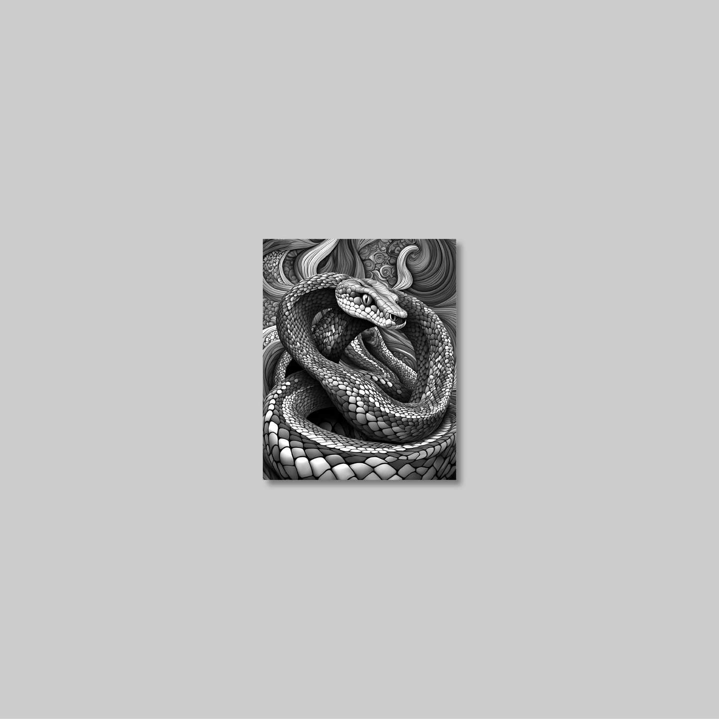 ABSTRACT COBRA **UNFRAMED ART PRINT**
