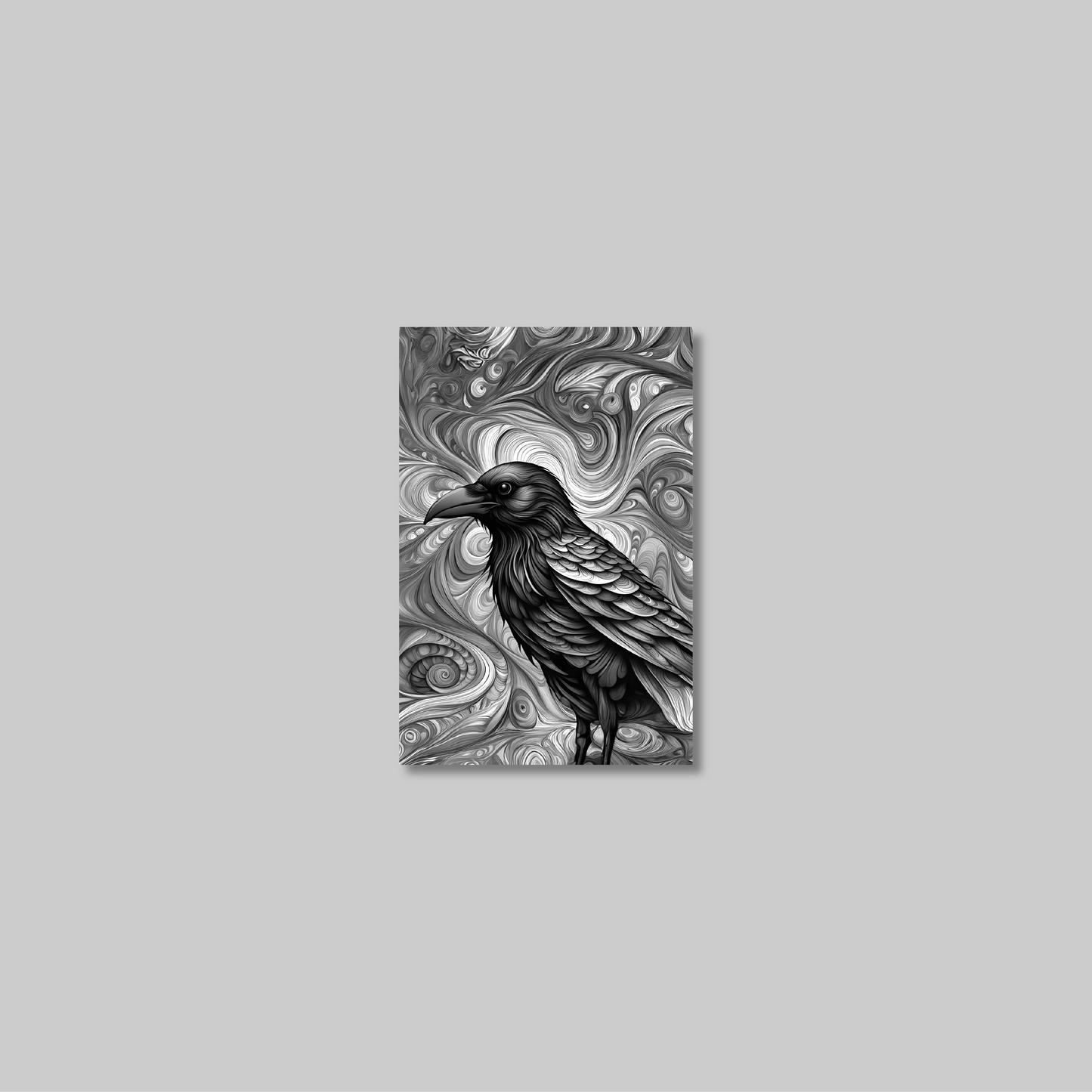 ABSTRACT CROW **UNFRAMED ART PRINT**