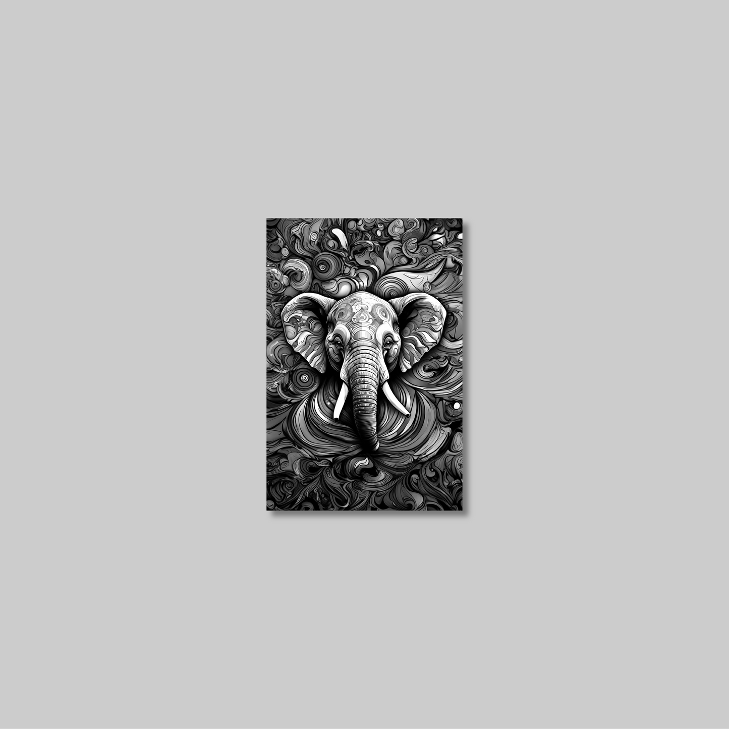 ABSTRACT ELEPHANT **UNFRAMED ART PRINT**