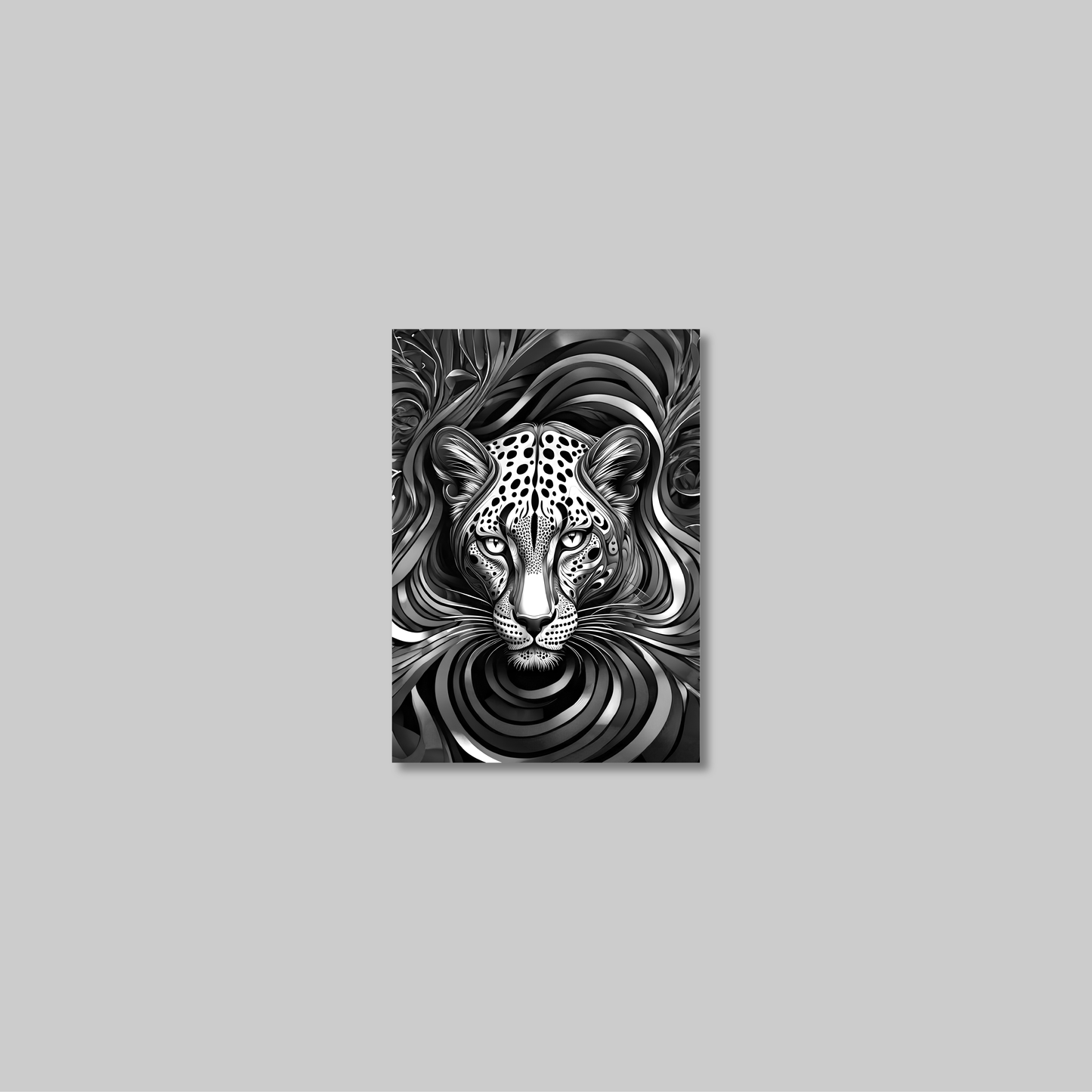 ABSTRACT LEOPARD **UNFRAMED ART PRINT**