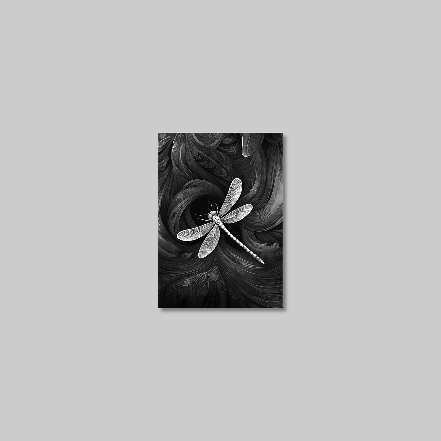 ABSTRACT DRAGONFLY **UNFRAMED ART PRINT**