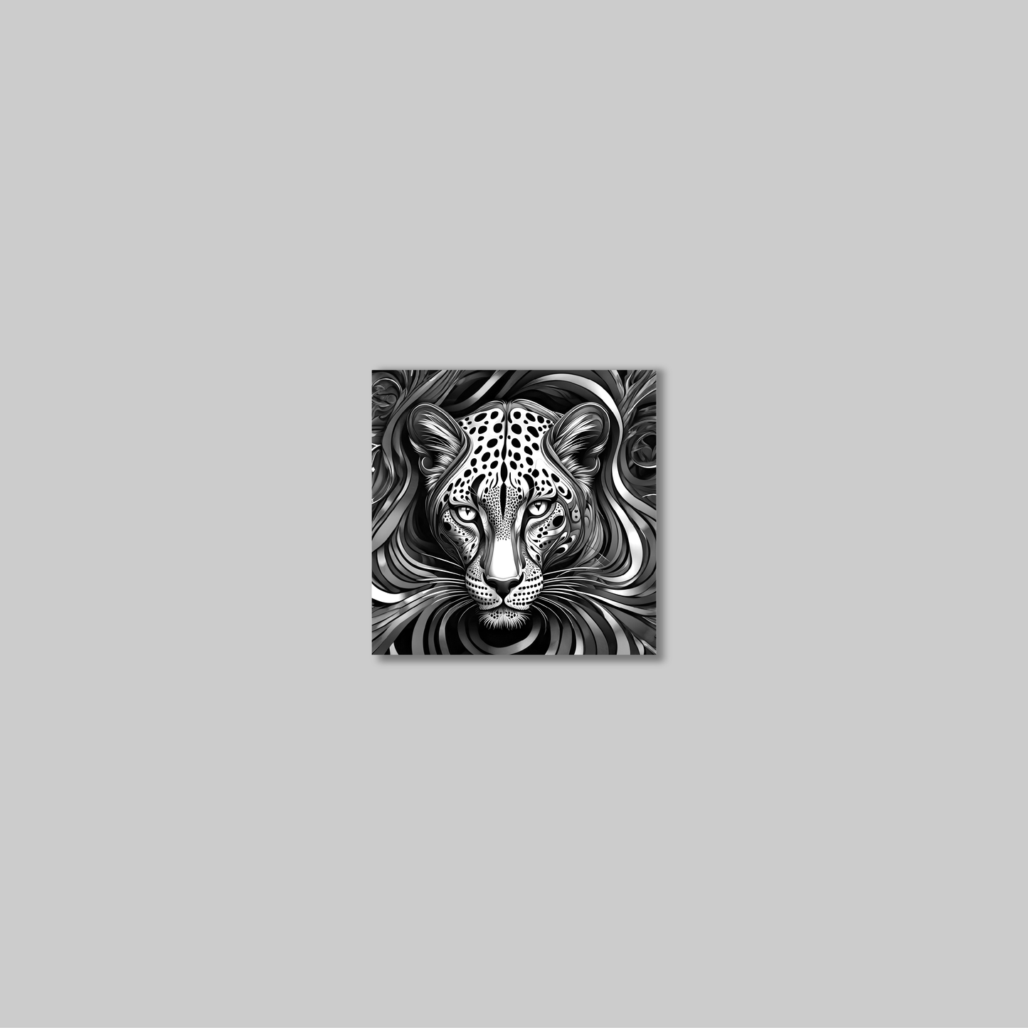 ABSTRACT LEOPARD **UNFRAMED ART PRINT**
