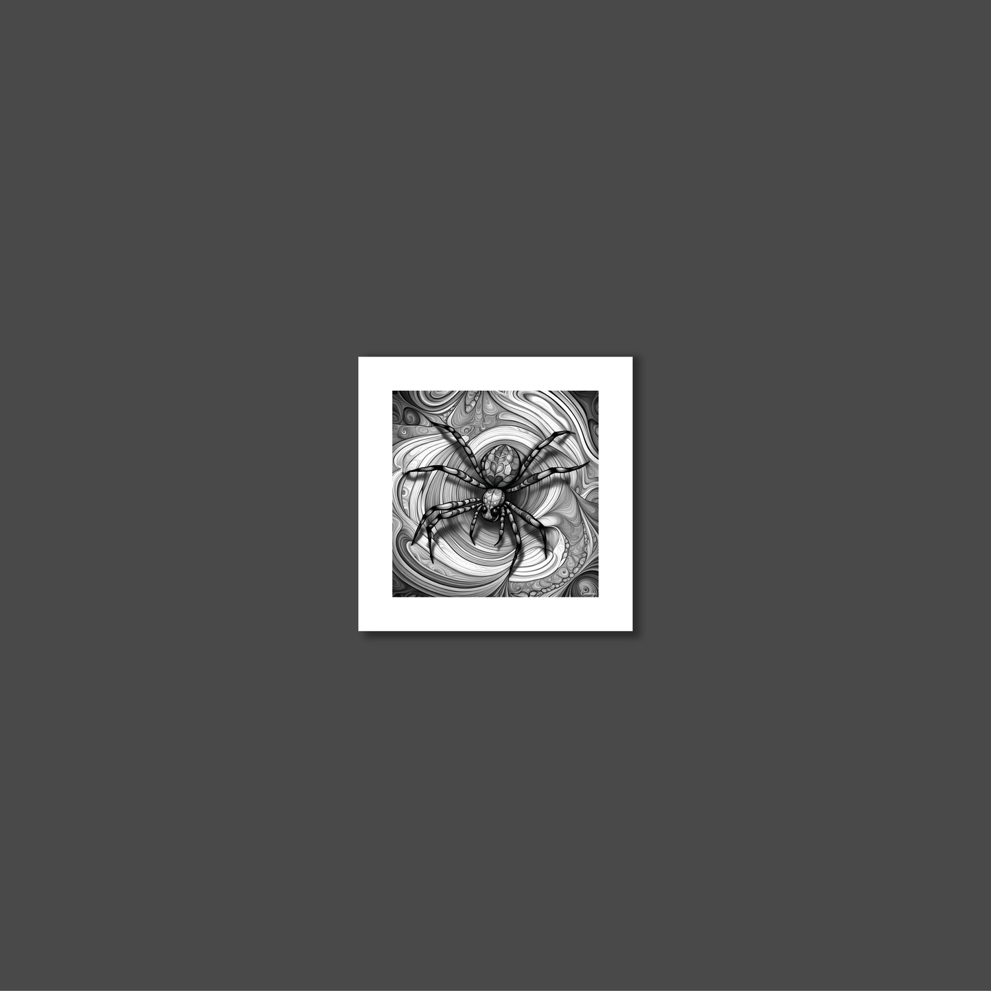 ABSTRACT SPIDER **UNFRAMED ART PRINT**