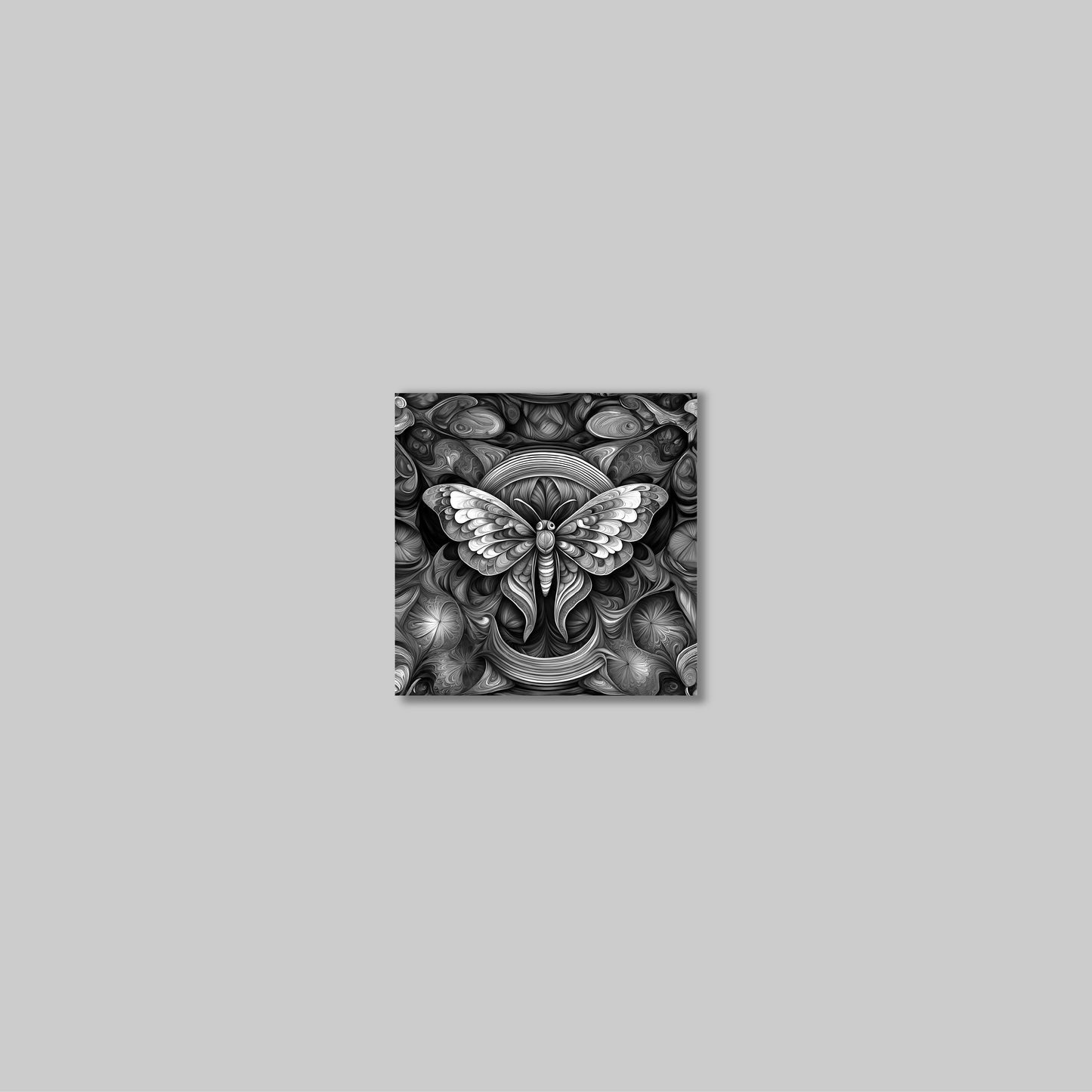 ABSTRACT MOTH **UNFRAMED ART PRINT**