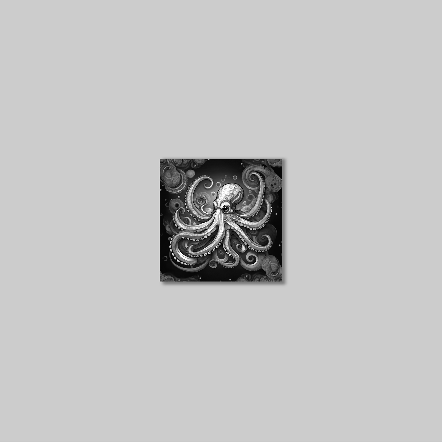 ABSTRACT OCTOPUS **UNFRAMED ART PRINT**
