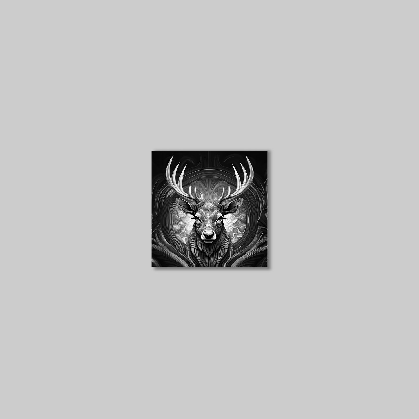 ABSTRACT STAG **UNFRAMED ART PRINT**