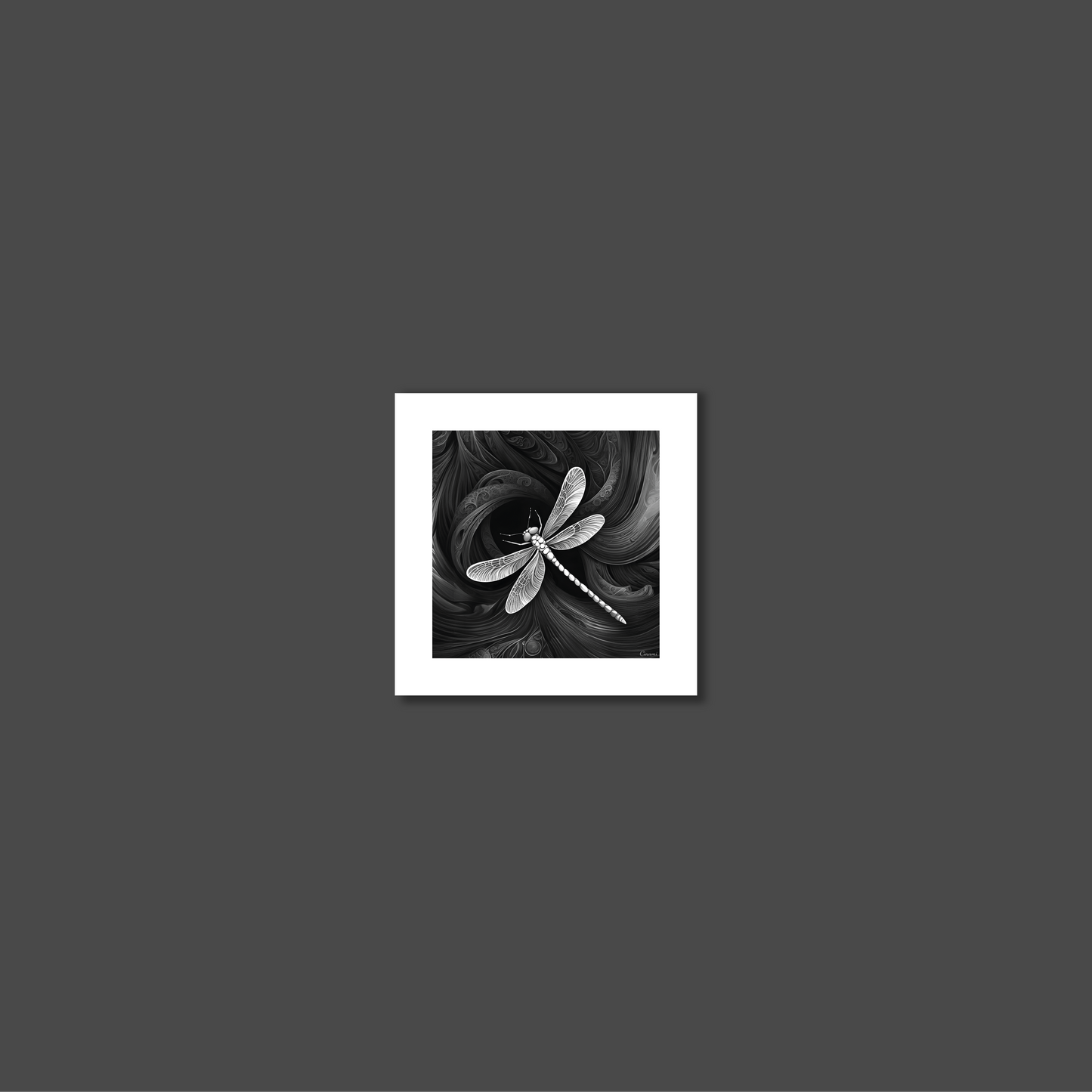 ABSTRACT DRAGONFLY **UNFRAMED ART PRINT**