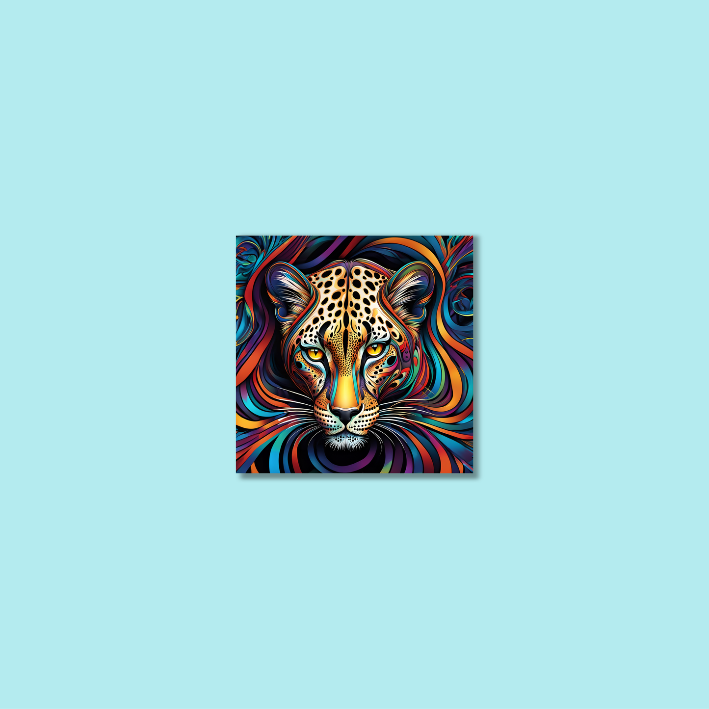ABSTRACT LEOPARD **UNFRAMED ART PRINT**