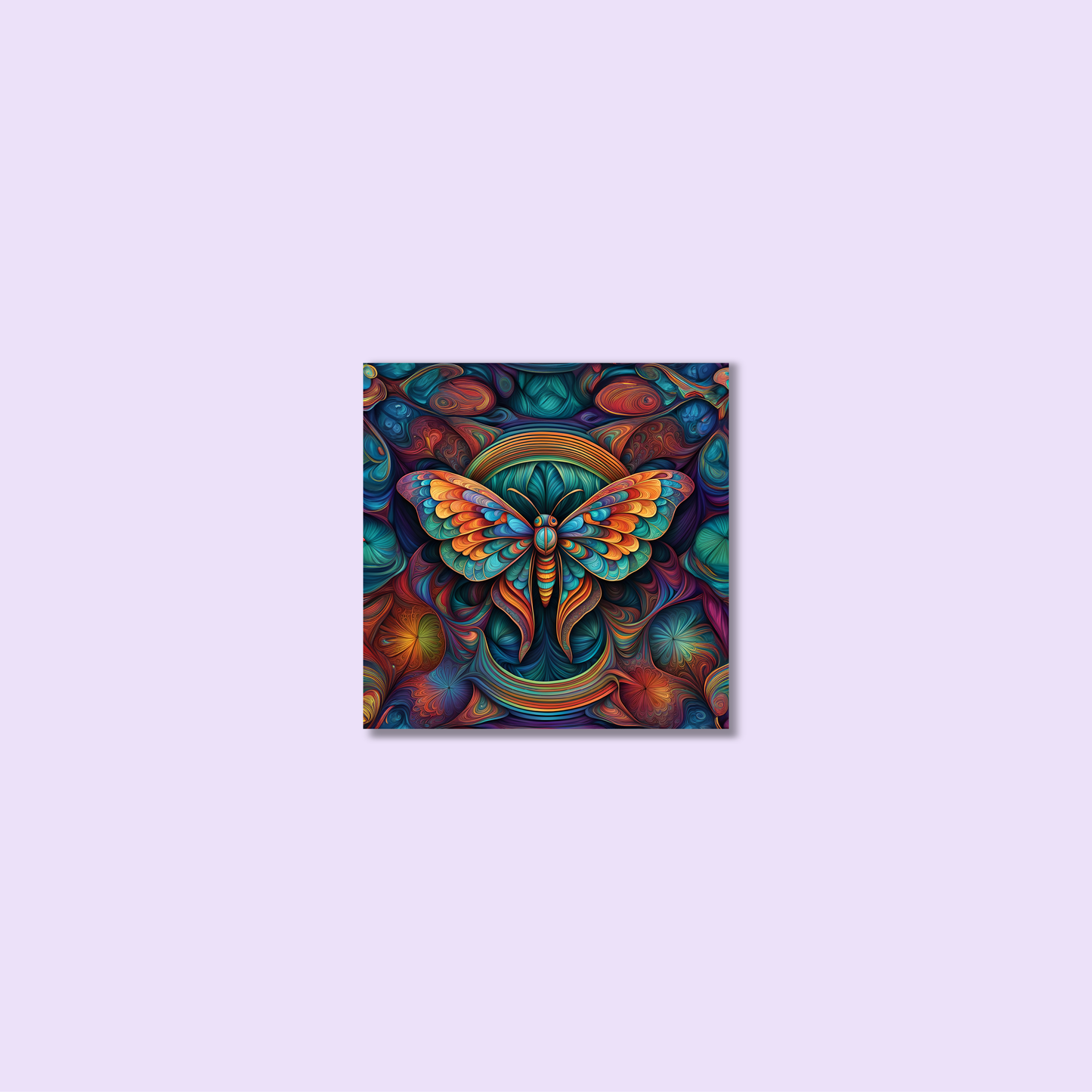 ABSTRACT MOTH **UNFRAMED ART PRINT**
