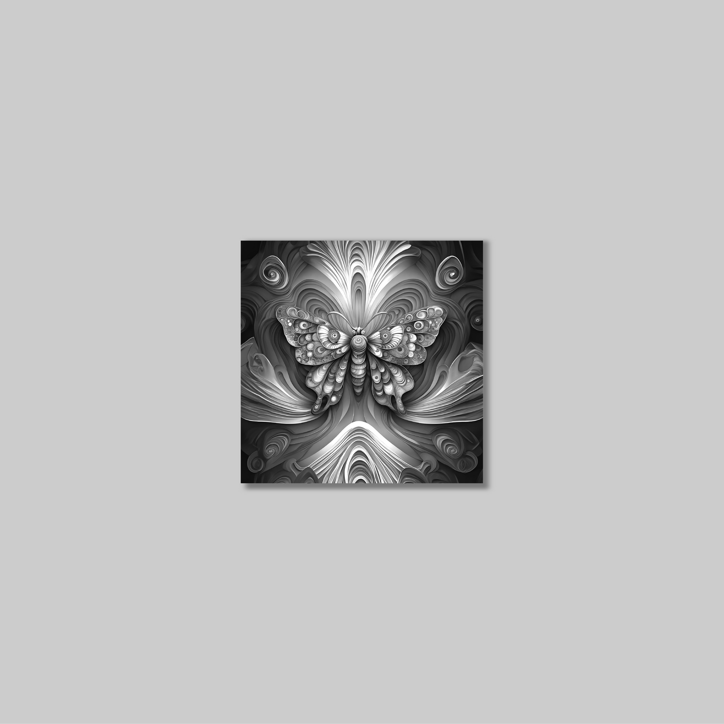 ABSTRACT BUTTERFLY **UNFRAMED ART PRINT**
