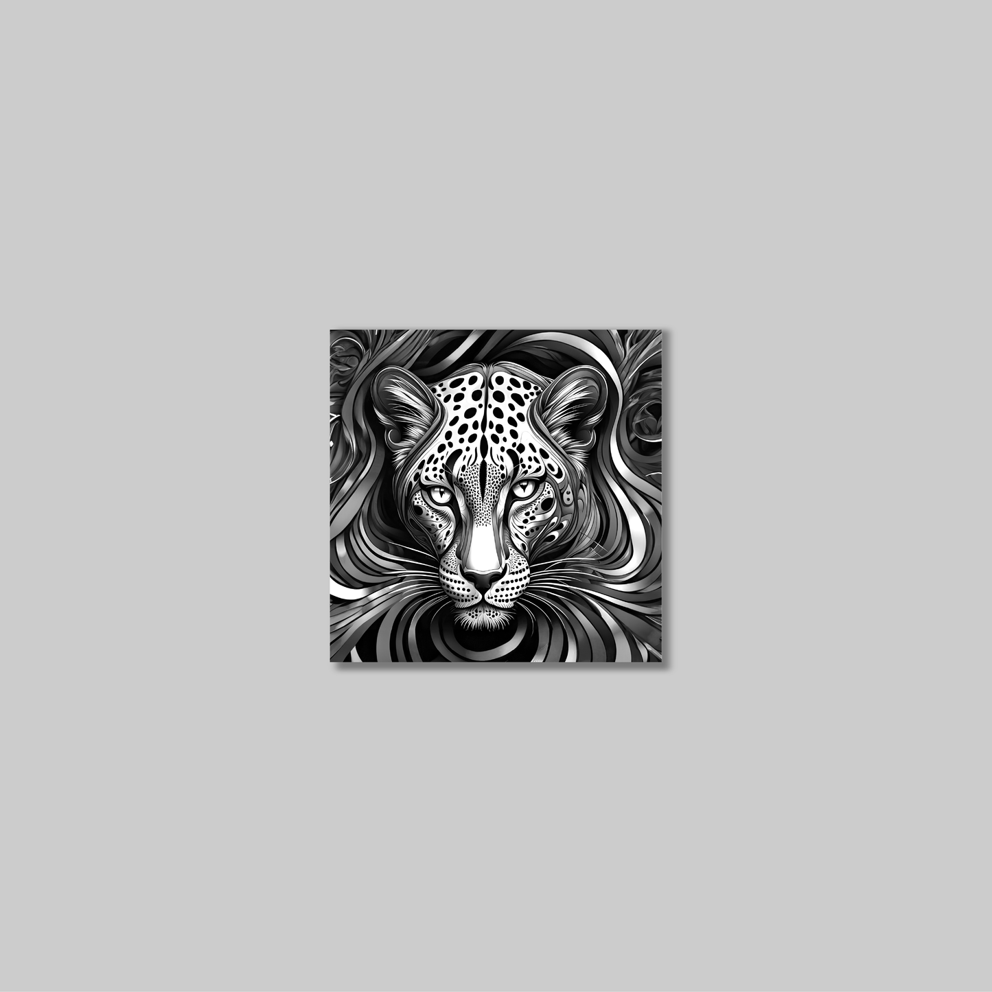 ABSTRACT LEOPARD **UNFRAMED ART PRINT**
