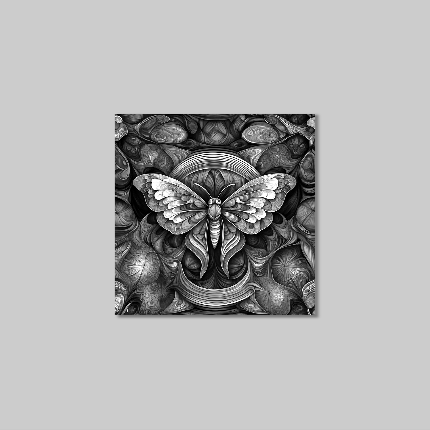 ABSTRACT MOTH **UNFRAMED ART PRINT**