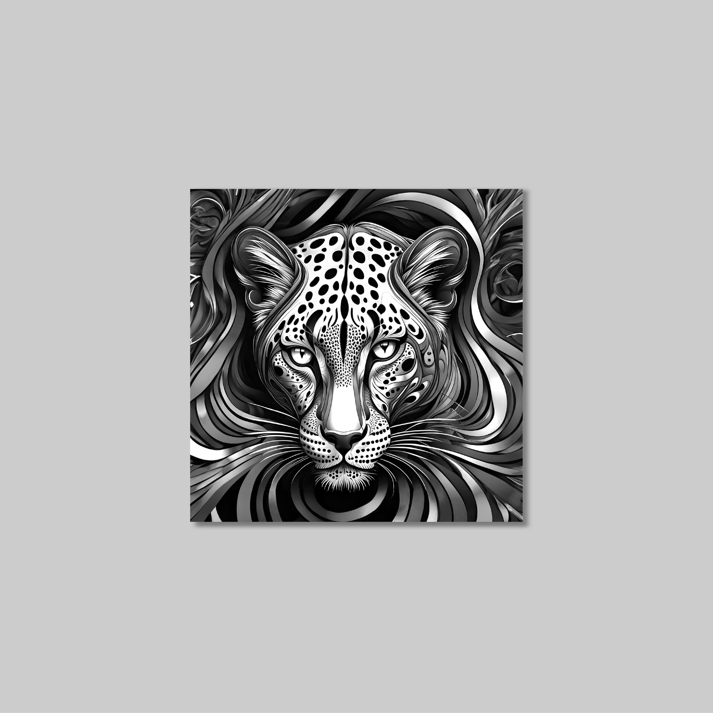 ABSTRACT LEOPARD **UNFRAMED ART PRINT**