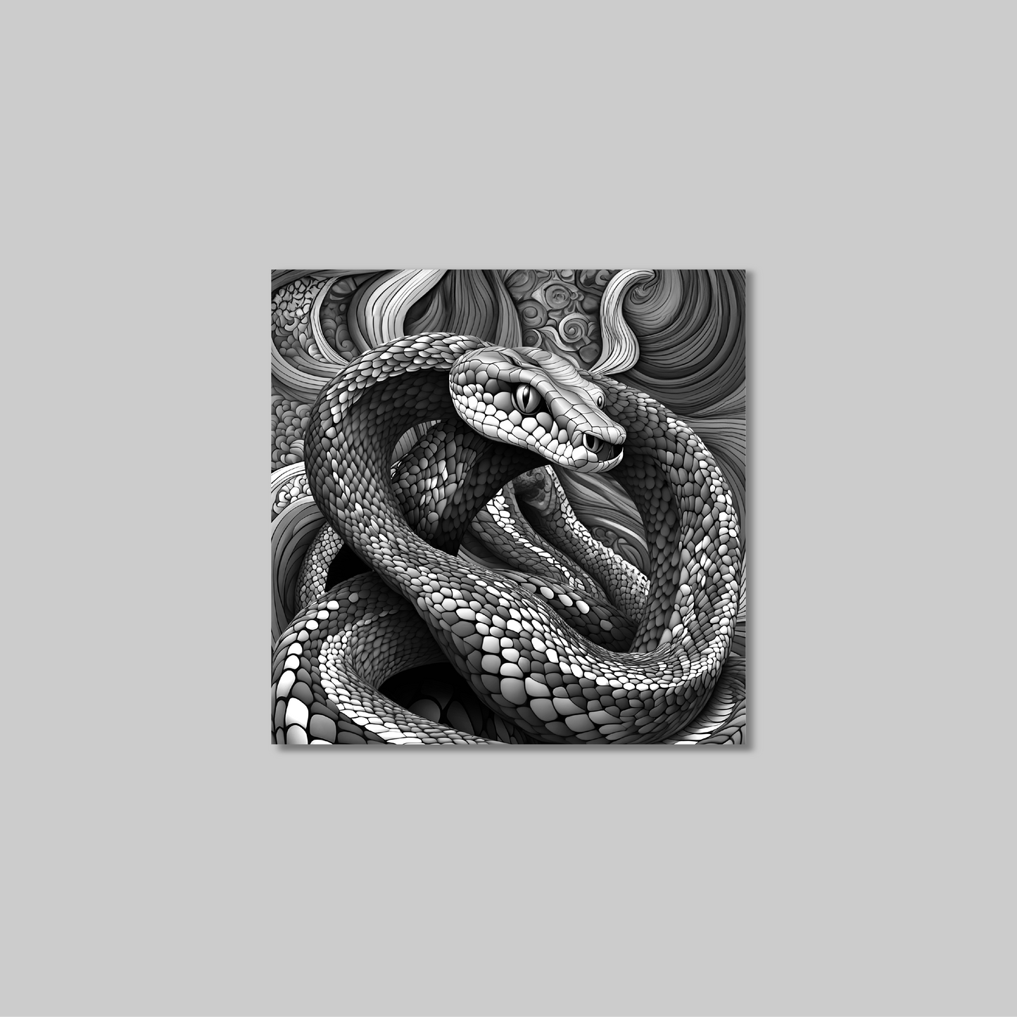 ABSTRACT COBRA **UNFRAMED ART PRINT**