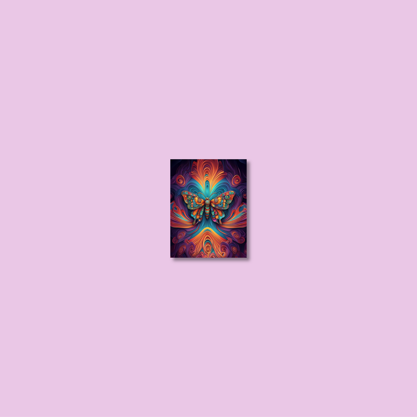 ABSTRACT BUTTERFLY **UNFRAMED ART PRINT**