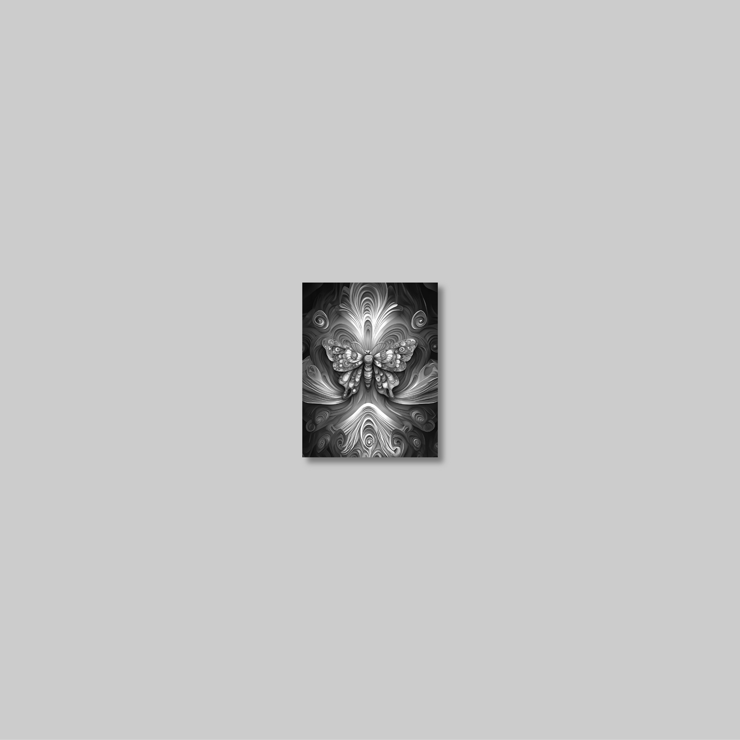 ABSTRACT BUTTERFLY **UNFRAMED ART PRINT**